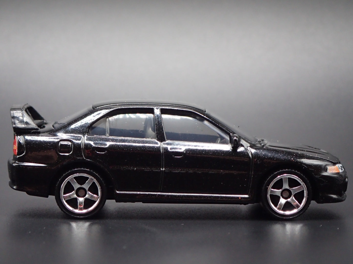 1996-1998 MITSUBISHI LANCER EVOLUTION EVO IV BLACK 1:64 SCALE DIECAST MODEL CAR