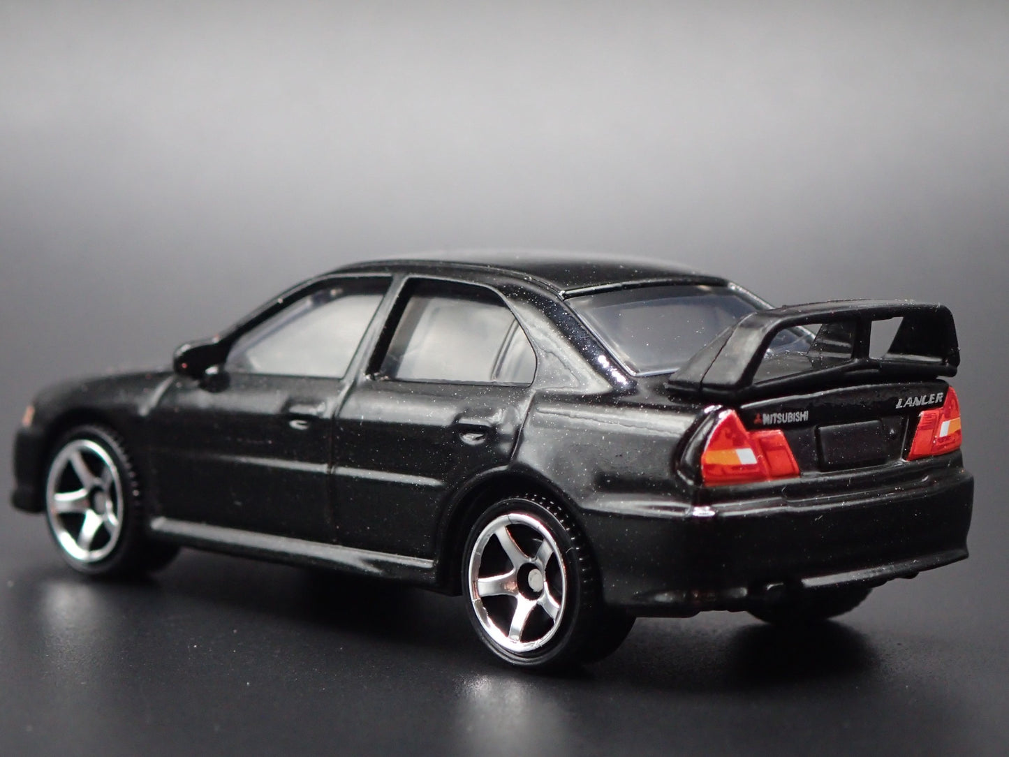 1996-1998 MITSUBISHI LANCER EVOLUTION EVO IV BLACK 1:64 SCALE DIECAST MODEL CAR