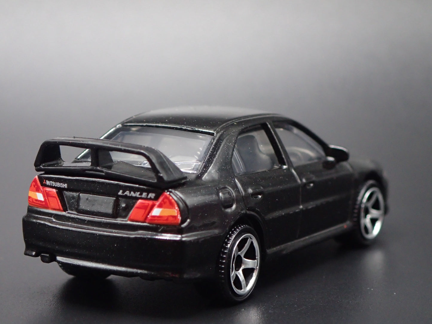 1996-1998 MITSUBISHI LANCER EVOLUTION EVO IV BLACK 1:64 SCALE DIECAST MODEL CAR