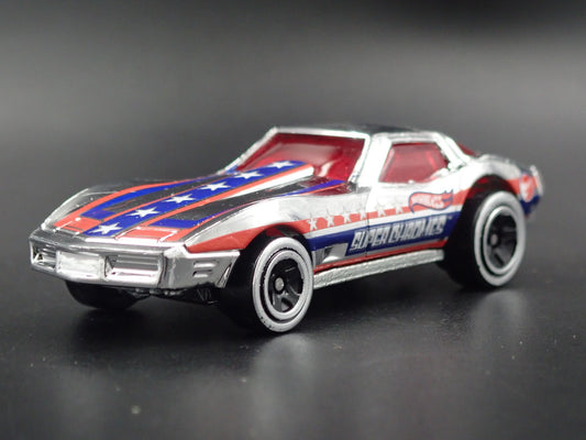 1968 68 CHEVY CHEVROLET CORVETTE STINGRAY 1/64 SCALE DIORAMA DIECAST MODEL CAR