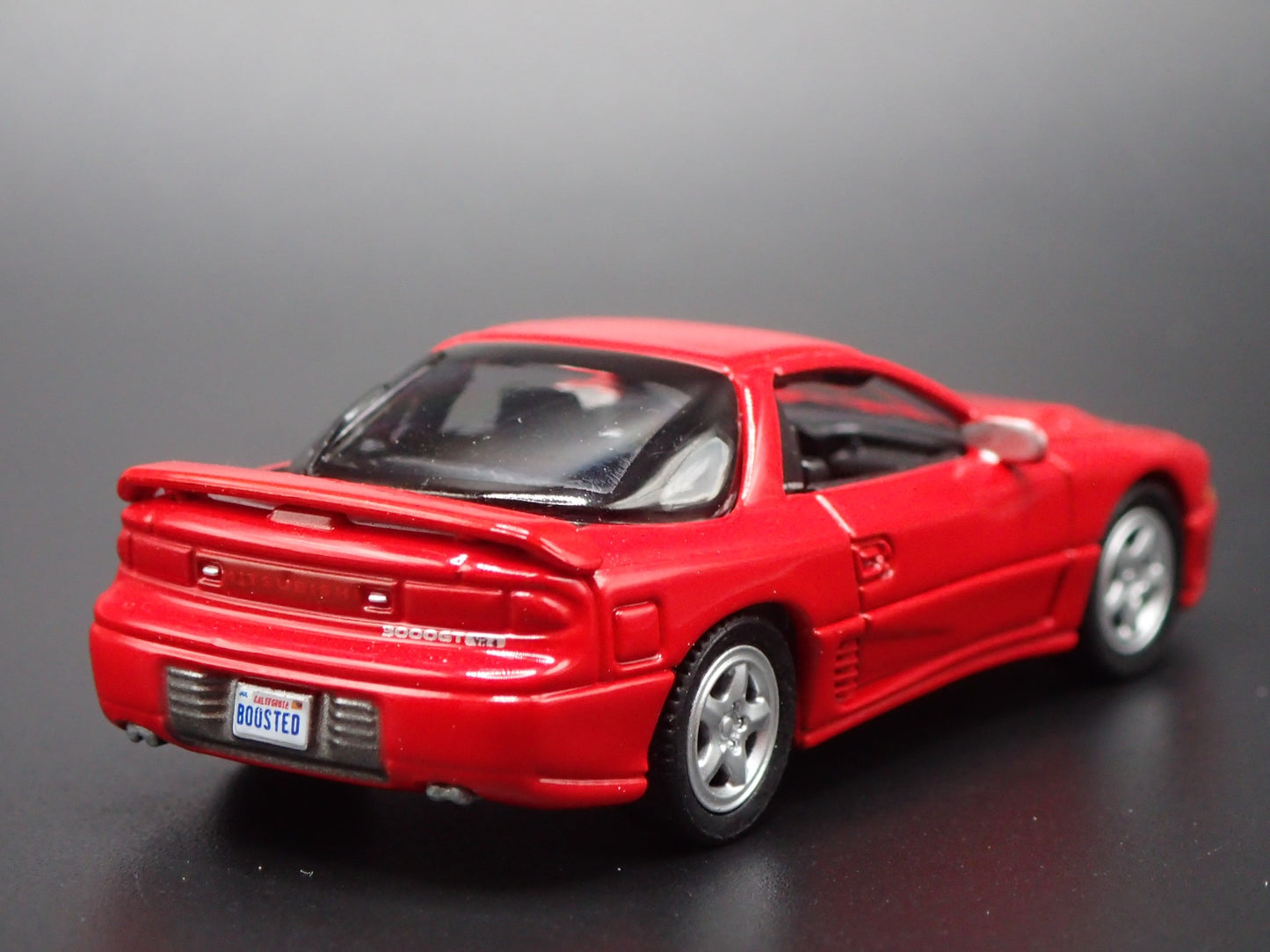 1990-2000 MITSUBISHI GTO 3000GT VR4 RED 1:64 SCALE DIORAMA DIECAST MODEL CAR