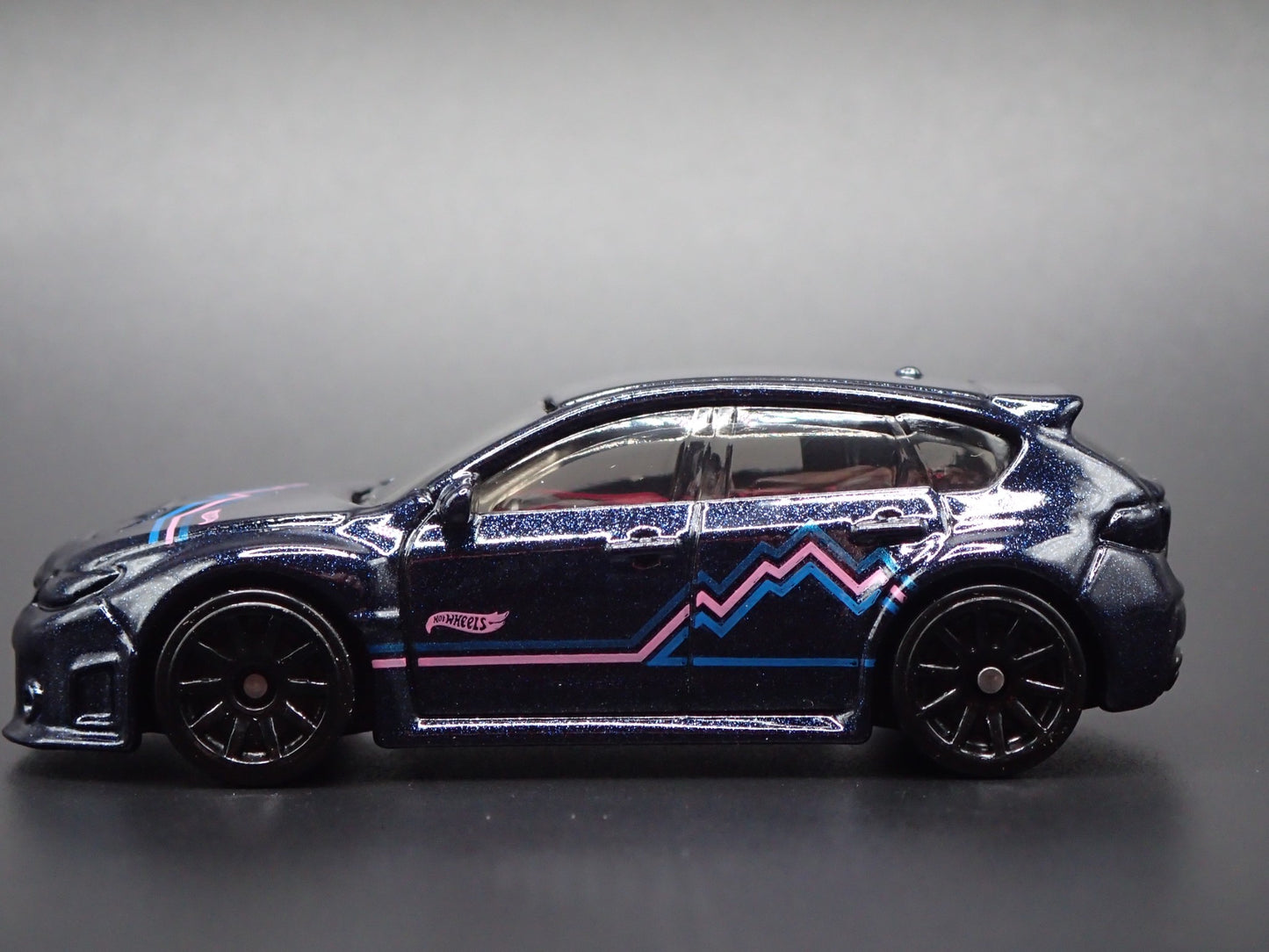 2007-2014 SUBARU WRX STI BLUE 1:64 SCALE COLLECTIBLE DIORAMA DIECAST MODEL CAR