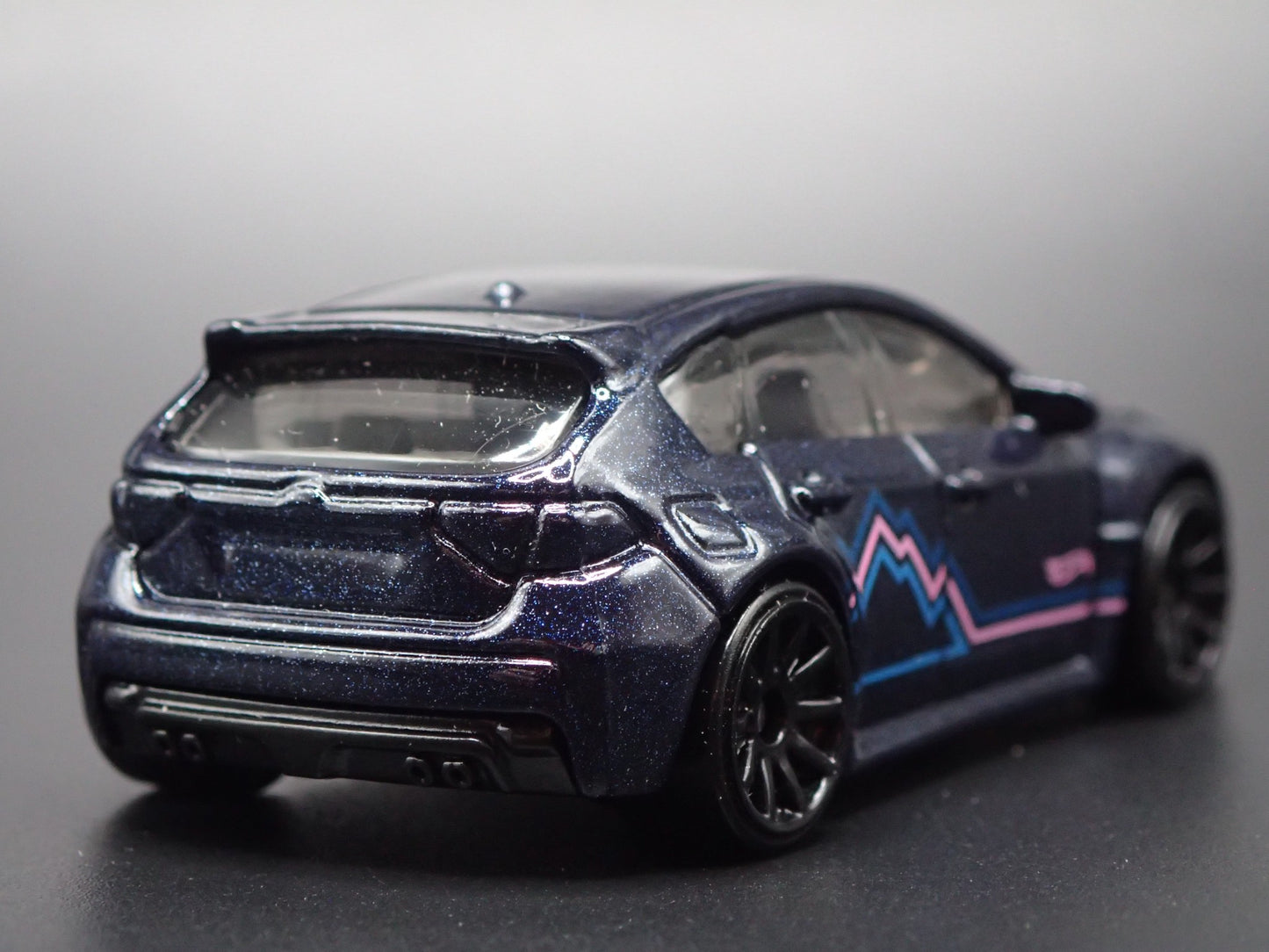 2007-2014 SUBARU WRX STI BLUE 1:64 SCALE COLLECTIBLE DIORAMA DIECAST MODEL CAR