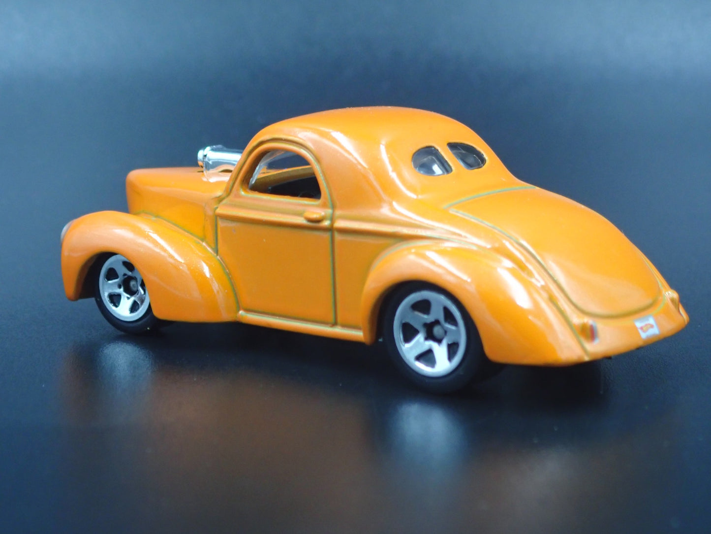 1941 41 WILLYS COUPE ORANGE 1:64 SCALE COLLECTIBLE DIORAMA DIECAST MODEL CAR