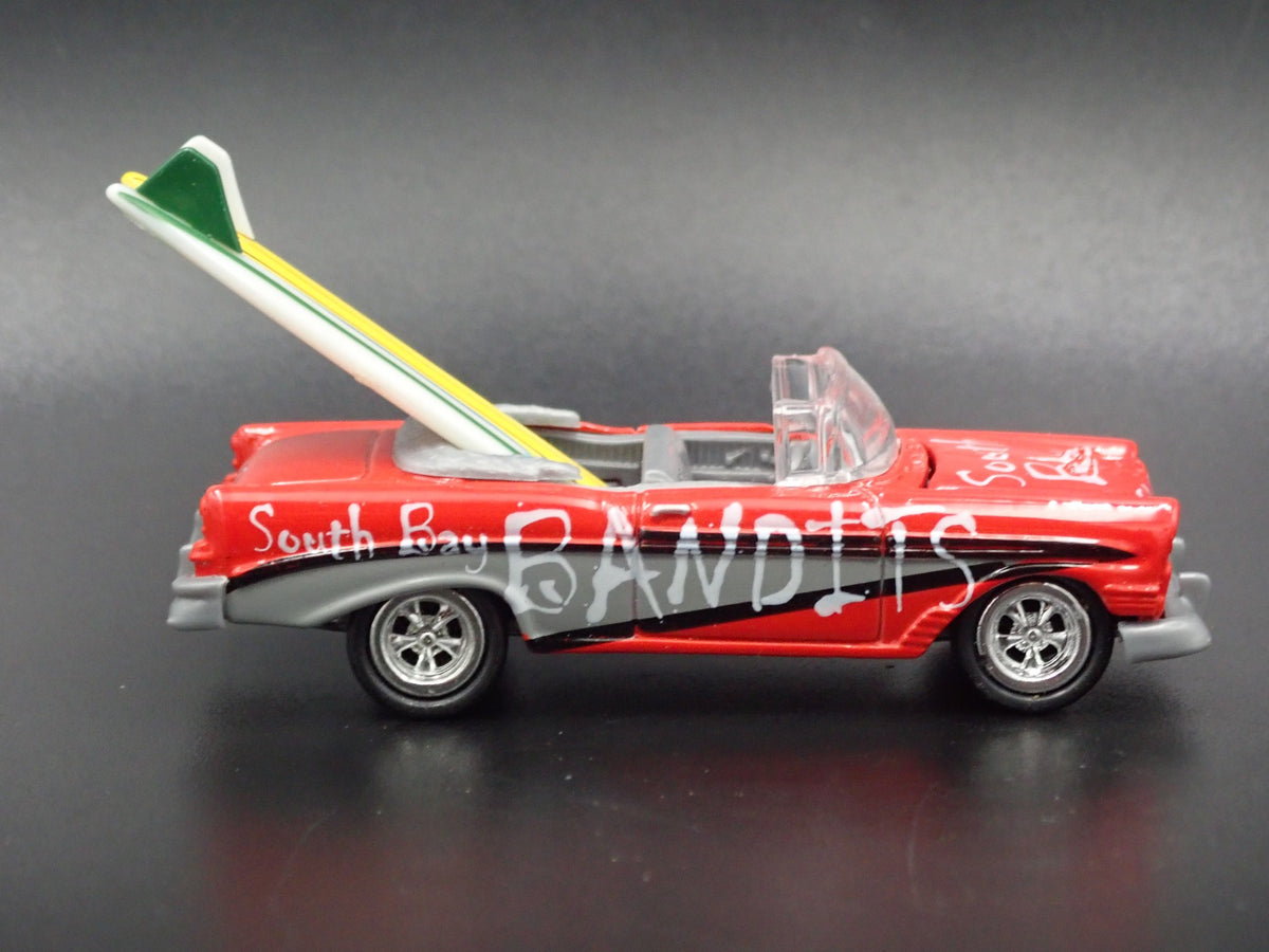 1956 56 CHEVY CHEVROLET BEL AIR CONVERTIBLE SURF 1:64 SCALE DIECAST MODEL CAR