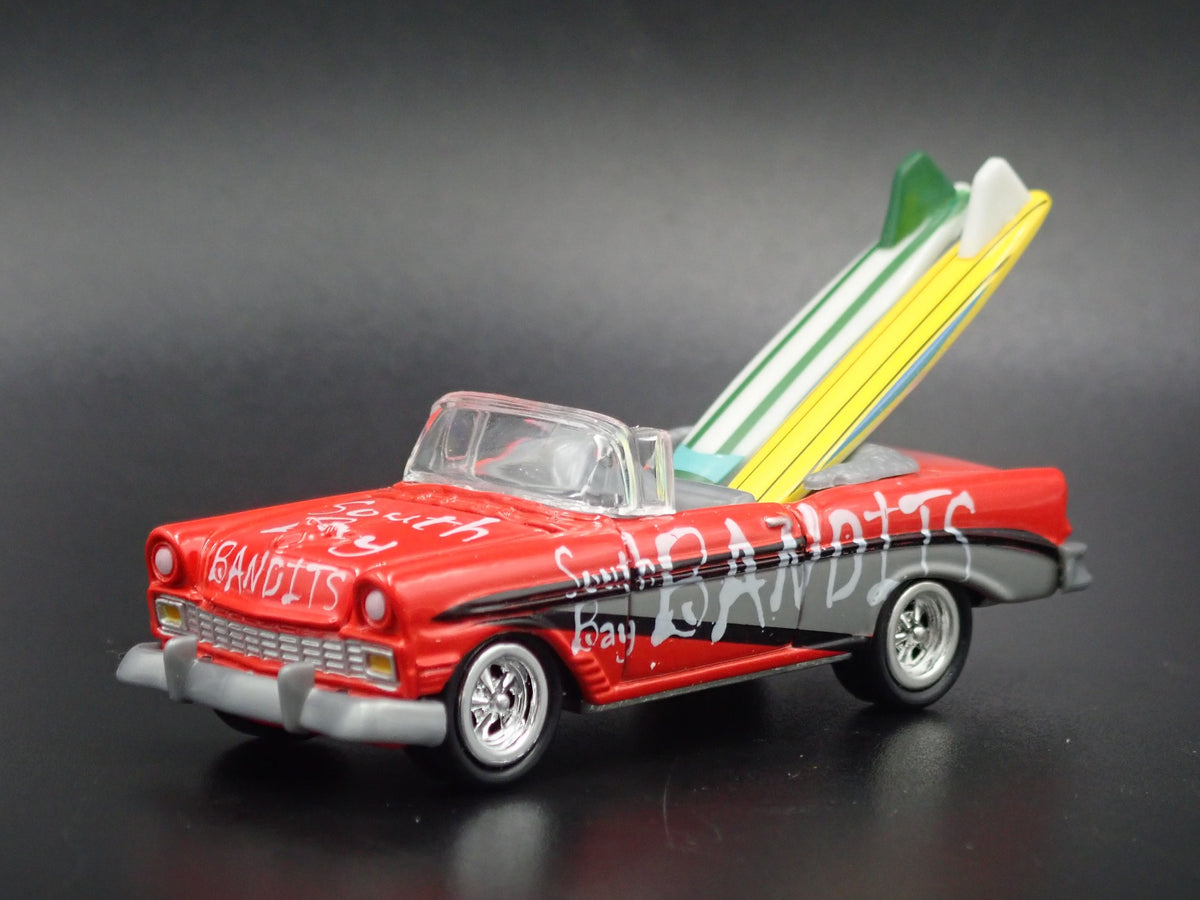 1956 56 CHEVY CHEVROLET BEL AIR CONVERTIBLE SURF 1:64 SCALE DIECAST MODEL CAR