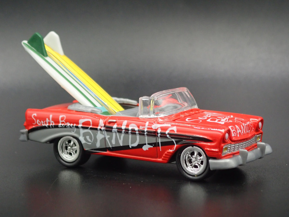 1956 56 CHEVY CHEVROLET BEL AIR CONVERTIBLE SURF 1:64 SCALE DIECAST MODEL CAR