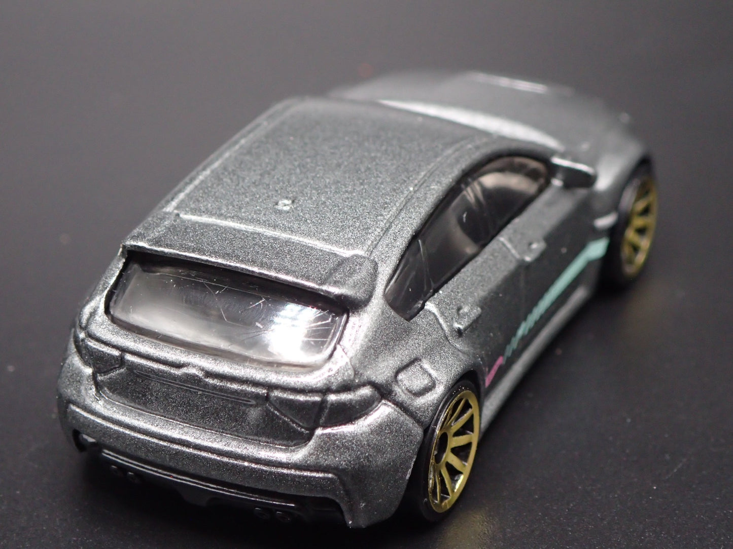 2007-2014 SUBARU WRX STI GRAY 1:64 SCALE COLLECTIBLE DIORAMA DIECAST MODEL CAR