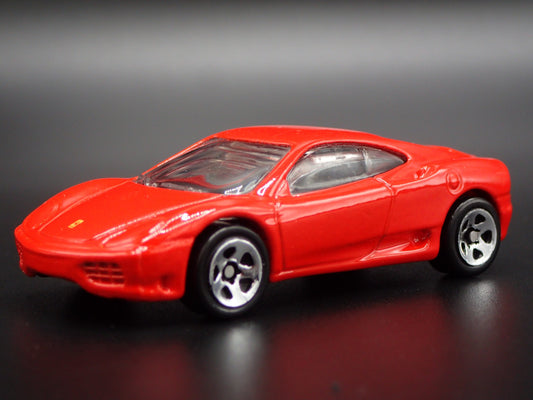 1999-2005 FERRARI 360 MODENA SUPER CAR RED 1:64 SCALE DIORAMA DIECAST MODEL CAR