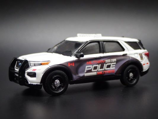 2024 FORD EXPLORER POLICE INTERCEPTOR CANADIAN 1:64 SCALE DIECAST MODEL CAR