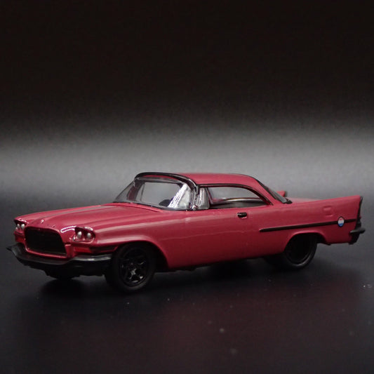 1957 57 CHRYSLER 300C PURPLE 1:64 SCALE COLLECTIBLE DIORAMA DIECAST MODEL CAR
