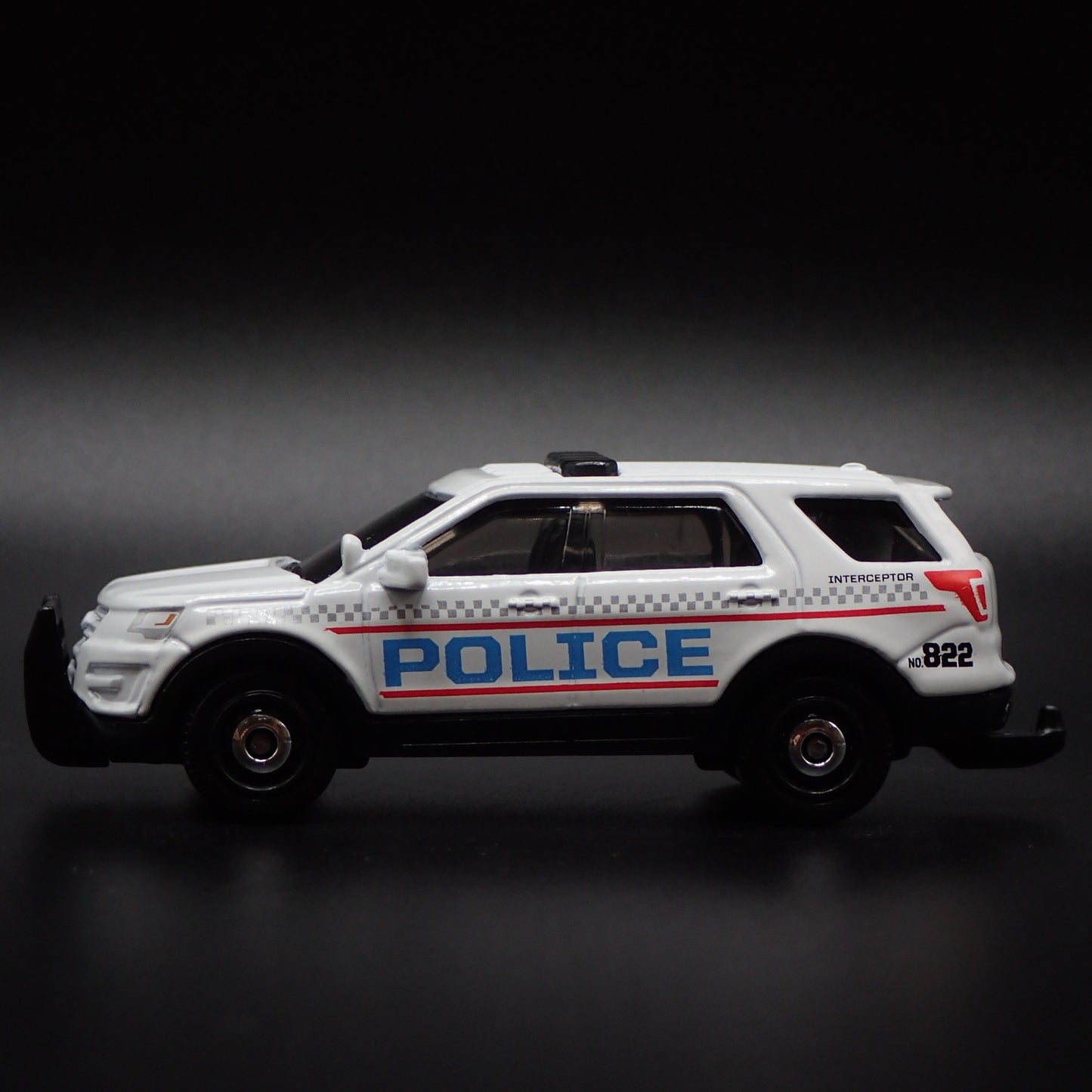 2011-2019 FORD EXPLORER POLICE UTILITY W HITCH 1/64 MB SCALE DIECAST MODEL CAR