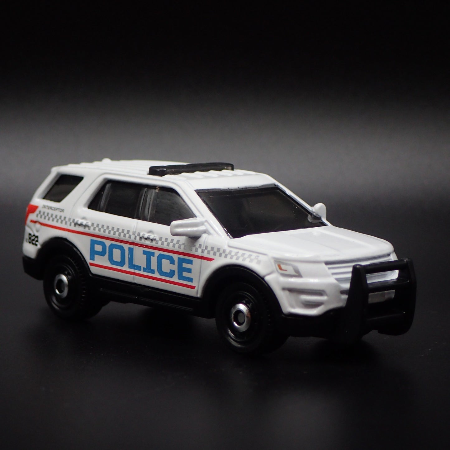 2011-2019 FORD EXPLORER POLICE UTILITY W HITCH 1/64 MB SCALE DIECAST MODEL CAR