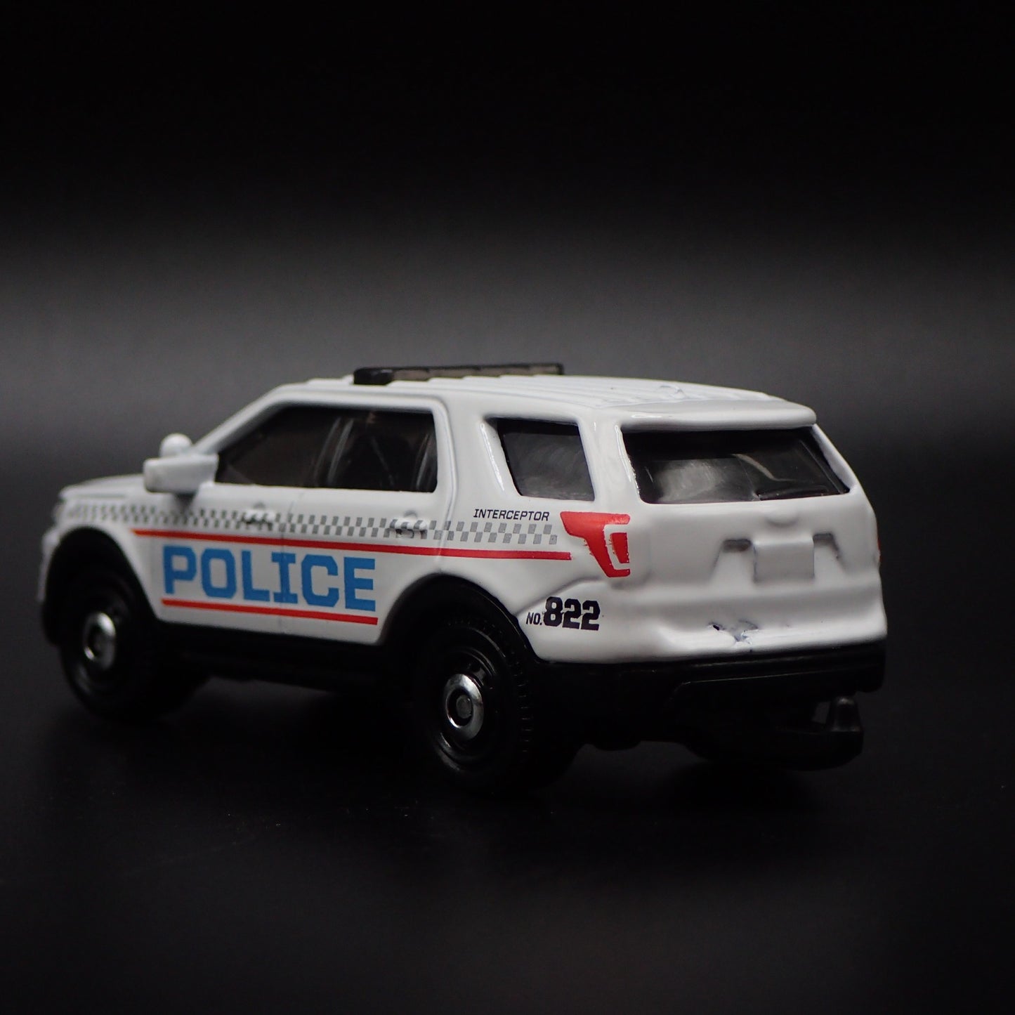 2011-2019 FORD EXPLORER POLICE UTILITY W HITCH 1/64 MB SCALE DIECAST MODEL CAR