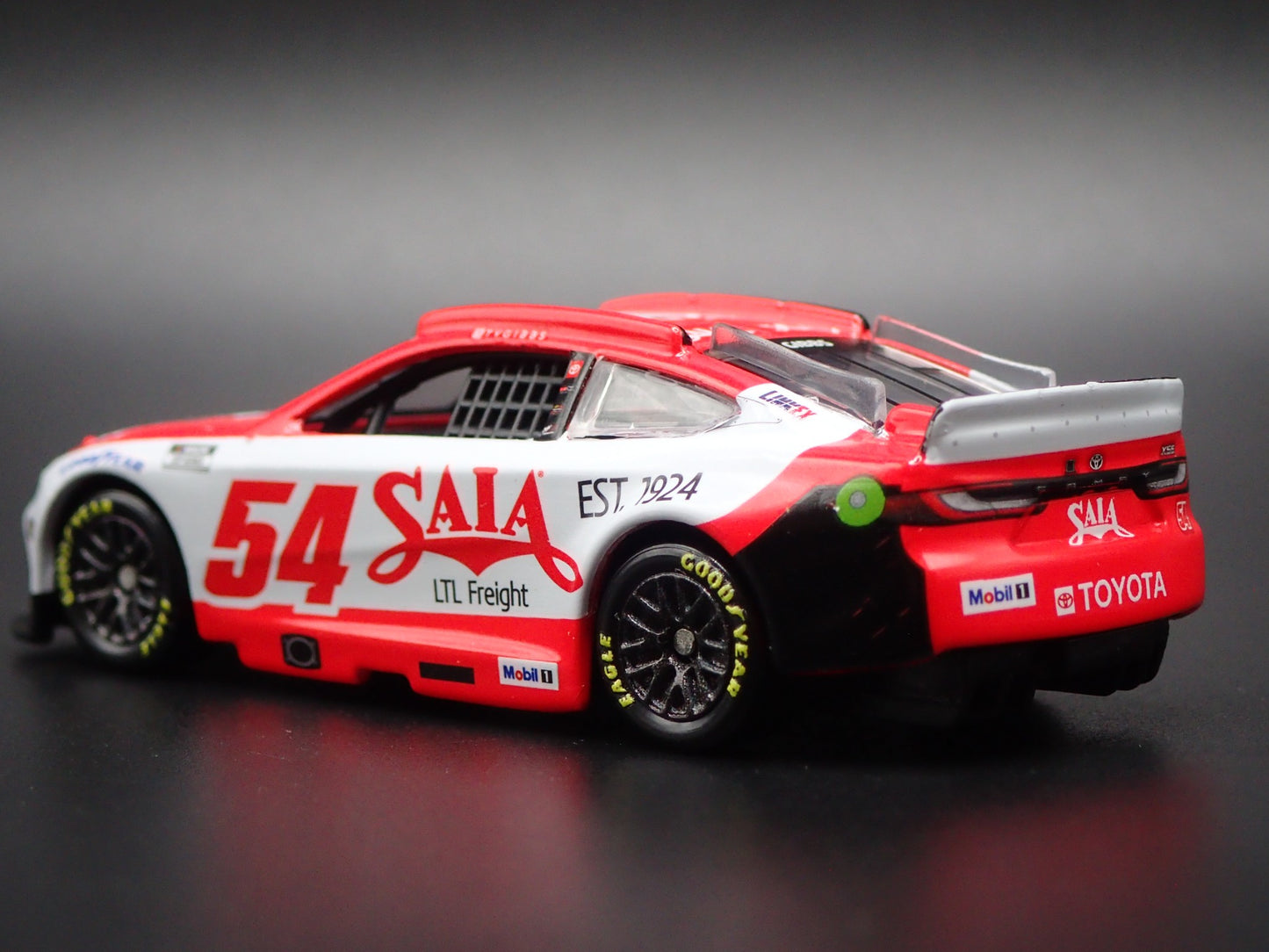 2025 TOYOTA CAMRY #54 TY GIBBS NASCAR SAIA FREIGHT 1:64 SCALE DIORAMA MODEL CAR