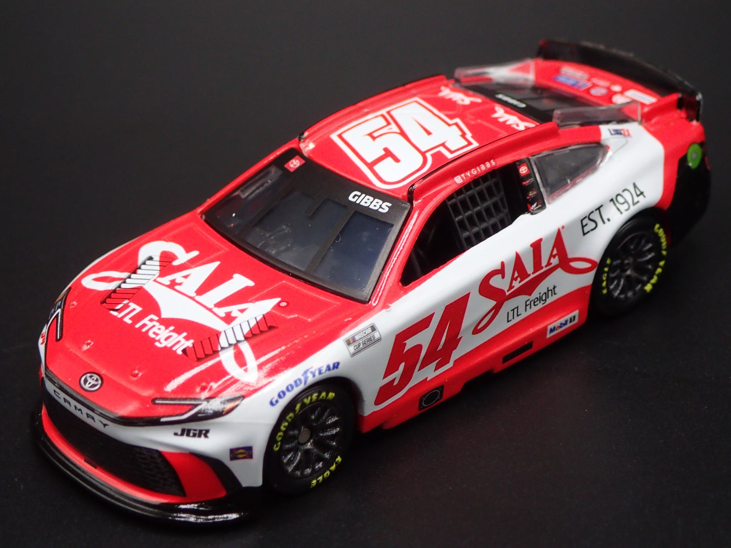 2025 TOYOTA CAMRY #54 TY GIBBS NASCAR SAIA FREIGHT 1:64 SCALE DIORAMA MODEL CAR