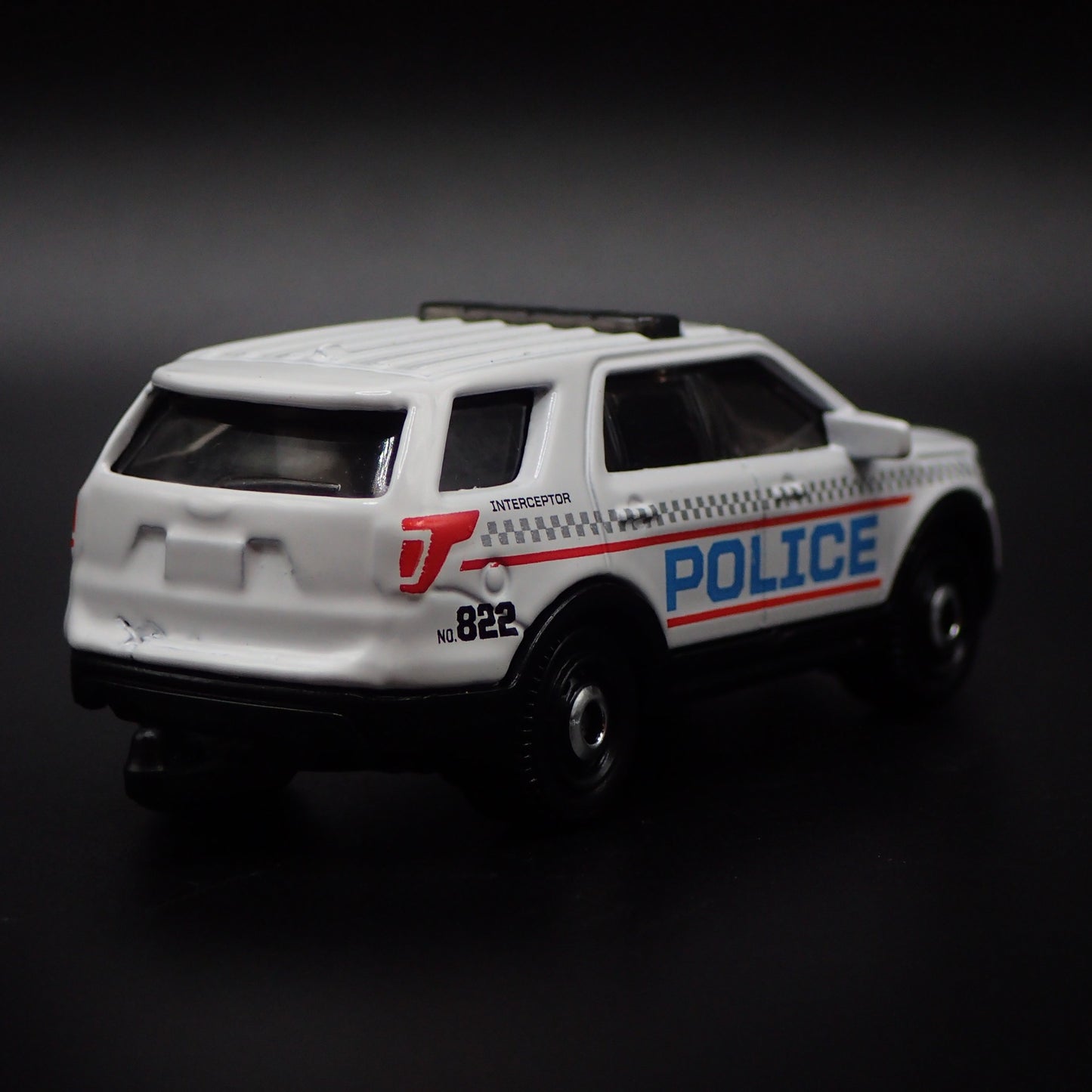 2011-2019 FORD EXPLORER POLICE UTILITY W HITCH 1/64 MB SCALE DIECAST MODEL CAR