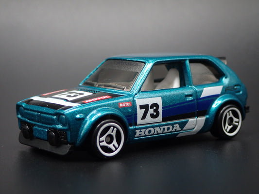1973-1978 HONDA CIVIC CUSTOM TEAL 1:64 SCALE COLLECTIBLE DIECAST MODEL CAR
