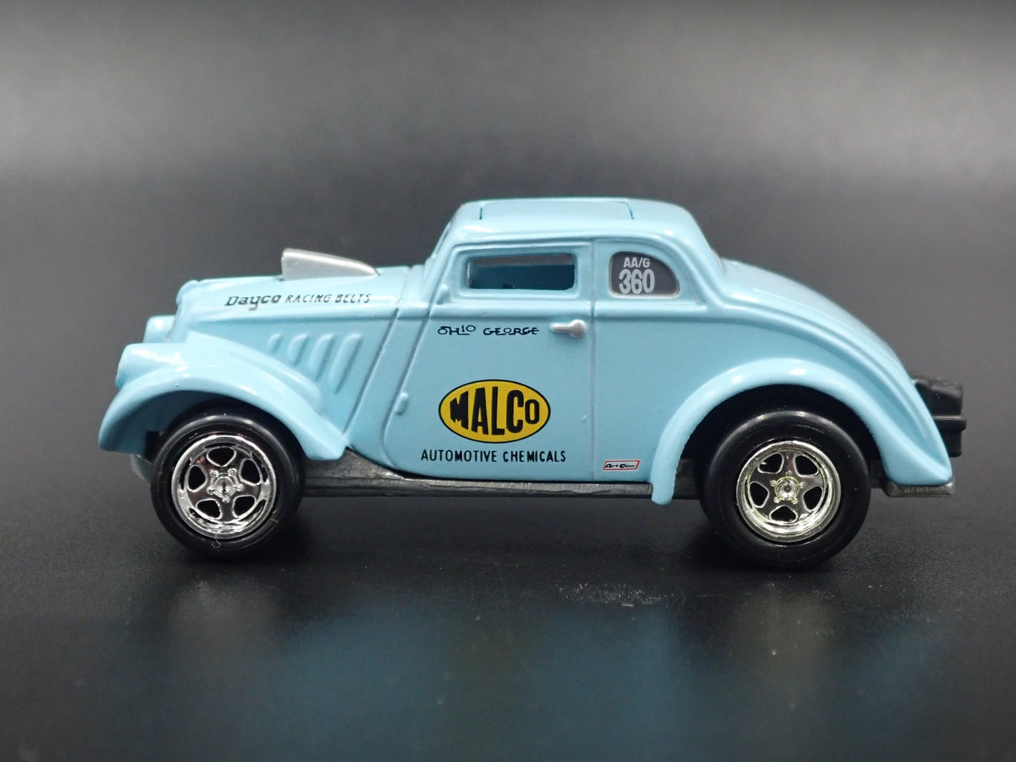 1933 33 WILLYS GASSER COUPE MALCO 1:64 SCALE LIMITED DIORAMA DIECAST MODEL CAR