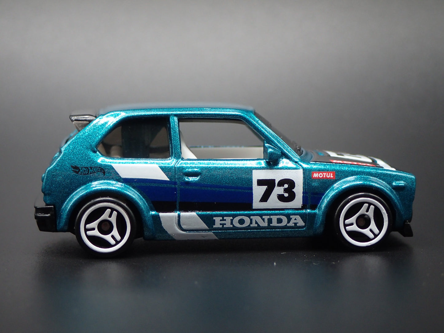 1973-1978 HONDA CIVIC CUSTOM TEAL 1:64 SCALE COLLECTIBLE DIECAST MODEL CAR