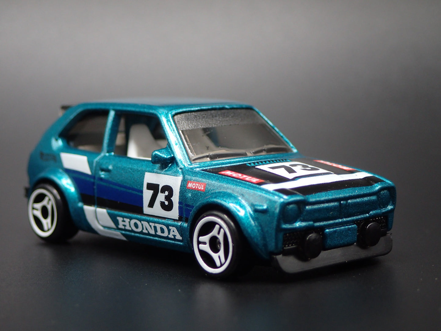 1973-1978 HONDA CIVIC CUSTOM TEAL 1:64 SCALE COLLECTIBLE DIECAST MODEL CAR