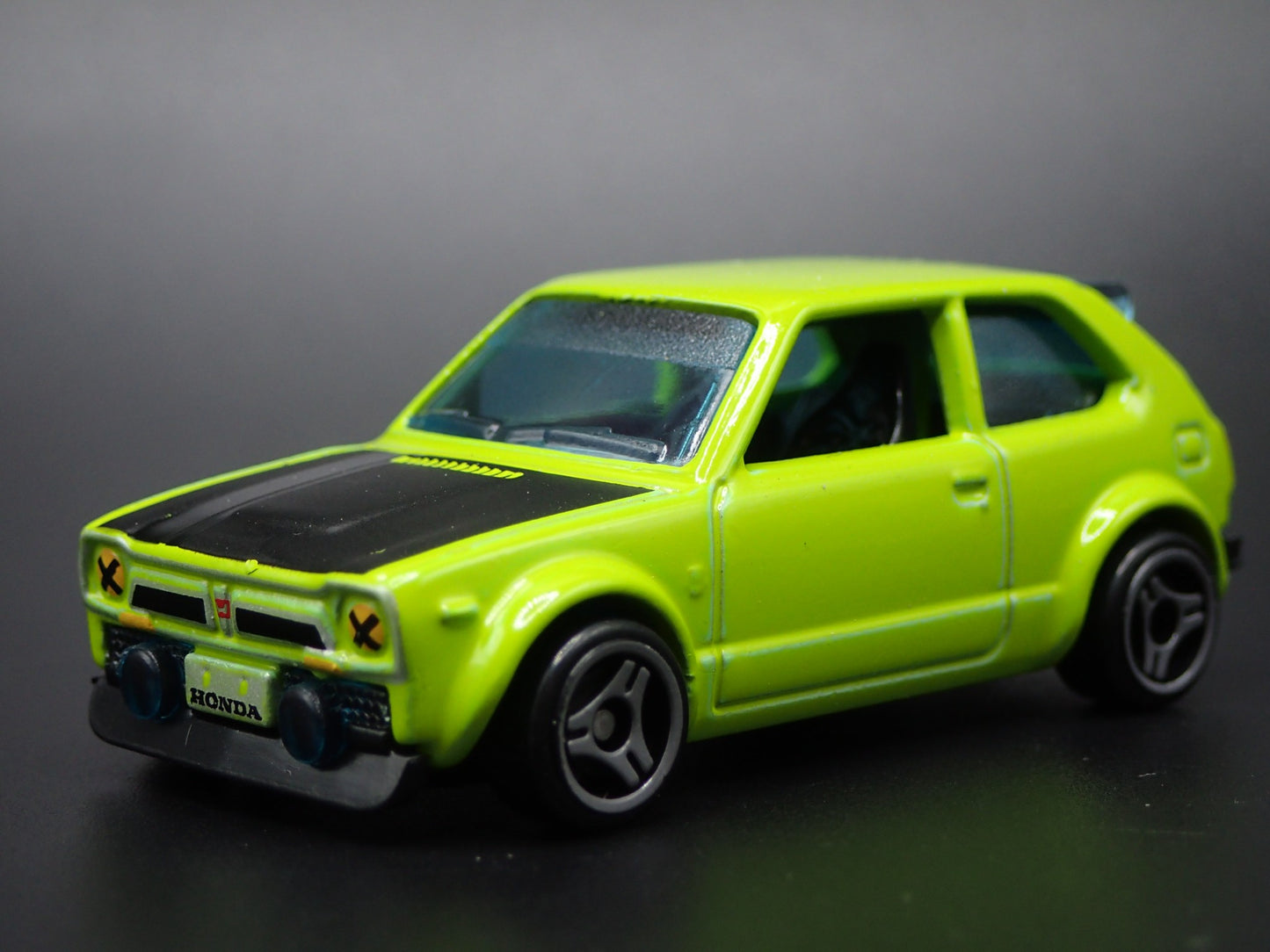 1973-1978 HONDA CIVIC CUSTOM GREEN 1:64 SCALE COLLECTIBLE DIECAST MODEL CAR
