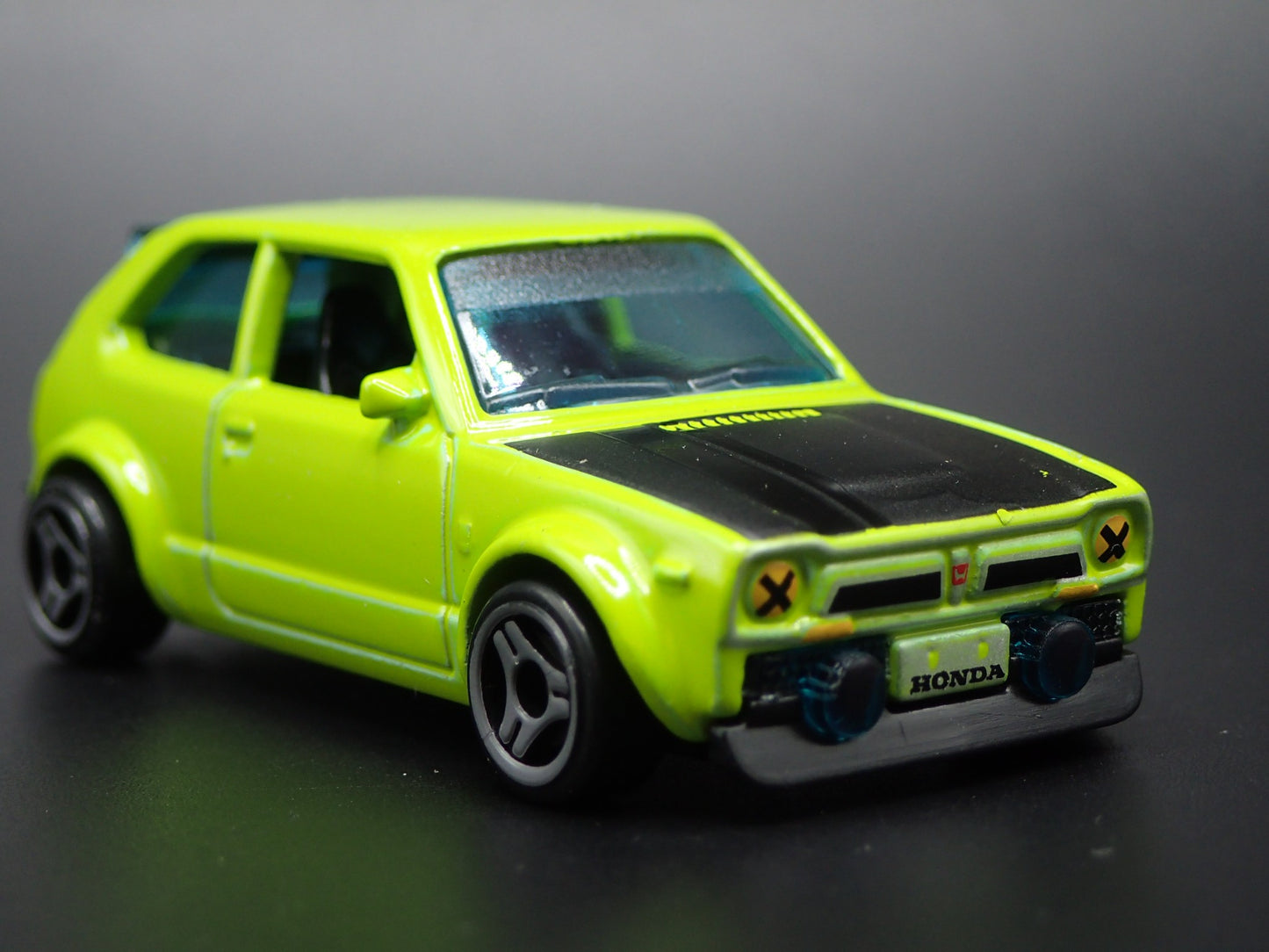 1973-1978 HONDA CIVIC CUSTOM GREEN 1:64 SCALE COLLECTIBLE DIECAST MODEL CAR
