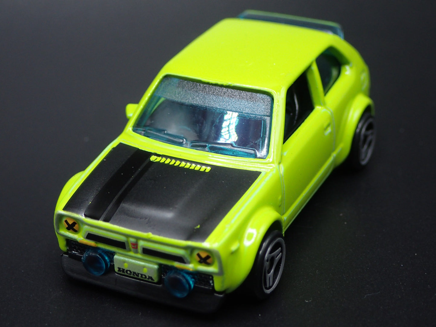 1973-1978 HONDA CIVIC CUSTOM GREEN 1:64 SCALE COLLECTIBLE DIECAST MODEL CAR