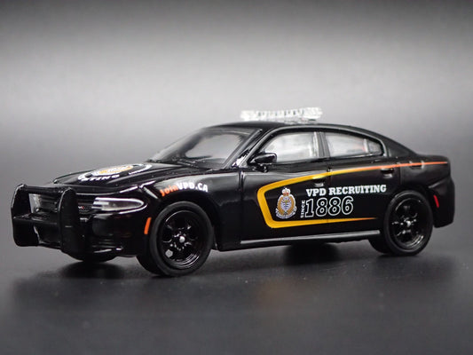 2011-2023 DODGE CHARGER VANCOUVER, BC RECRUITMENT 1:64 SCALE DIECAST MODEL CAR