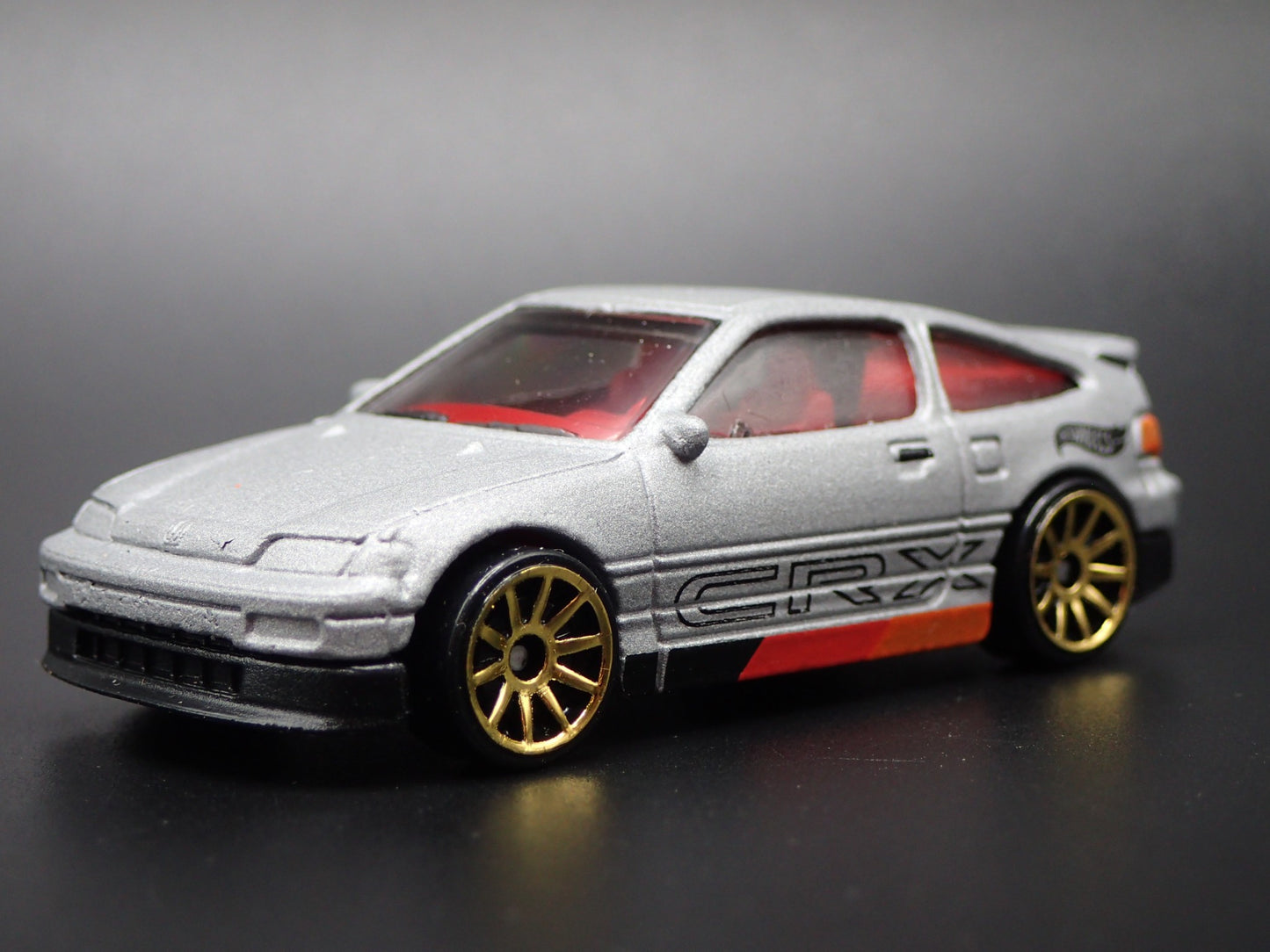1984-1987 HONDA CRX GRAY 1:64 SCALE COLLECTIBLE DIORAMA DIECAST MODEL CAR