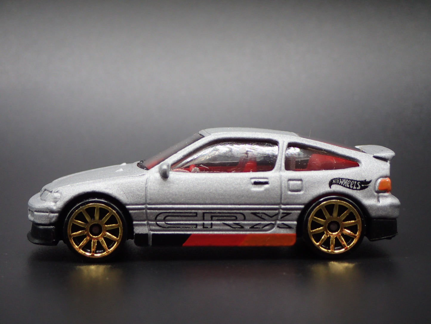 1984-1987 HONDA CRX GRAY 1:64 SCALE COLLECTIBLE DIORAMA DIECAST MODEL CAR