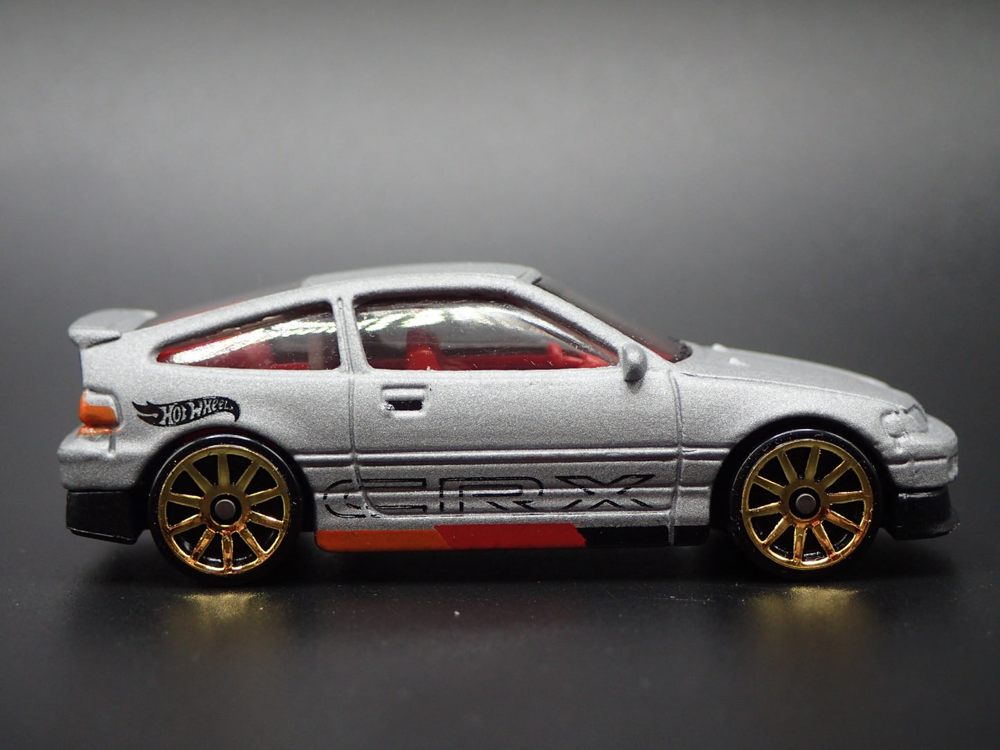 1984-1987 HONDA CRX GRAY 1:64 SCALE COLLECTIBLE DIORAMA DIECAST MODEL CAR