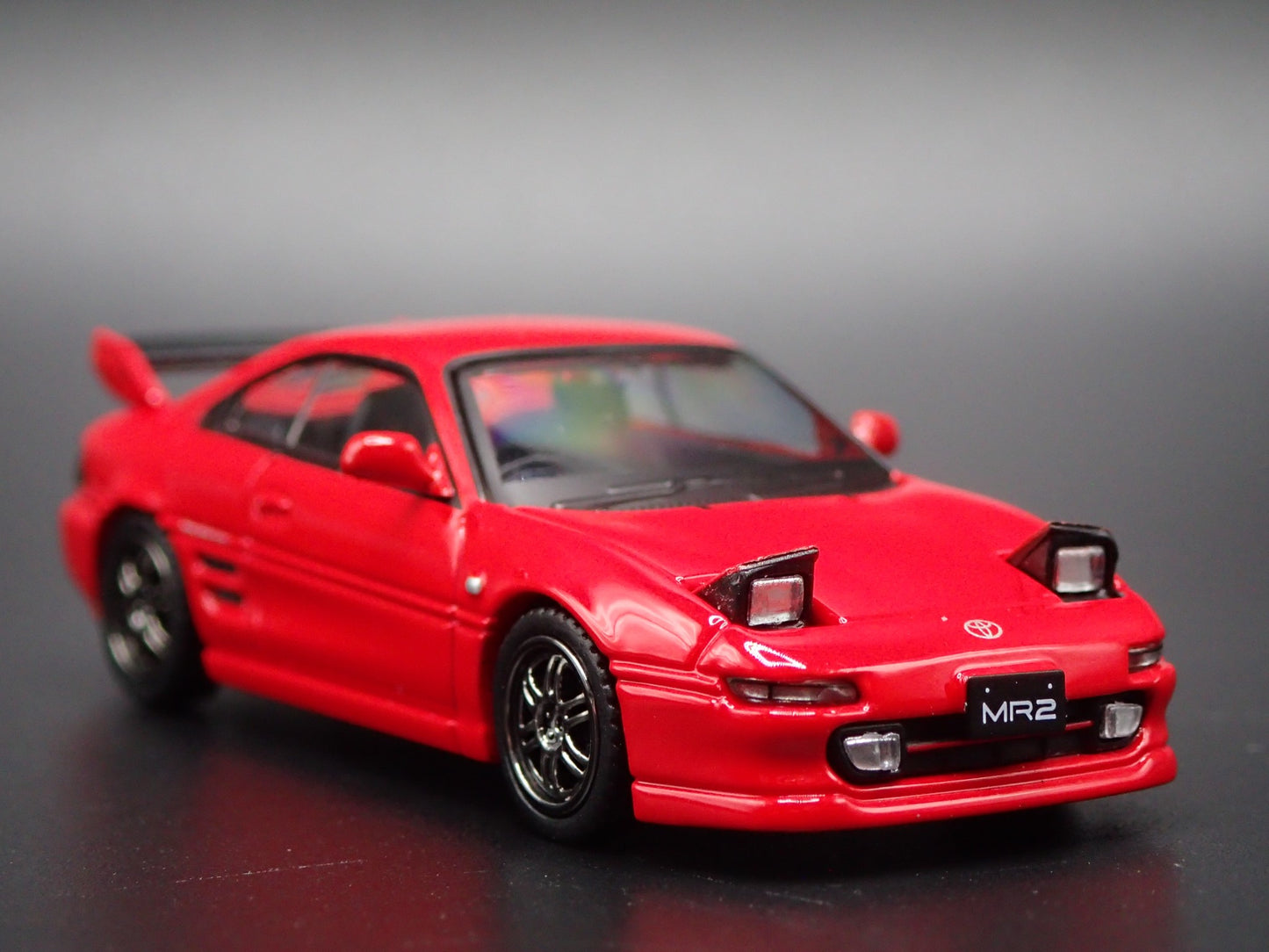 1989-1999 TOYOTA MR2 SW20 RED 1/64 SCALE COLLECTIBLE DIORAMA DIECAST MODEL CAR