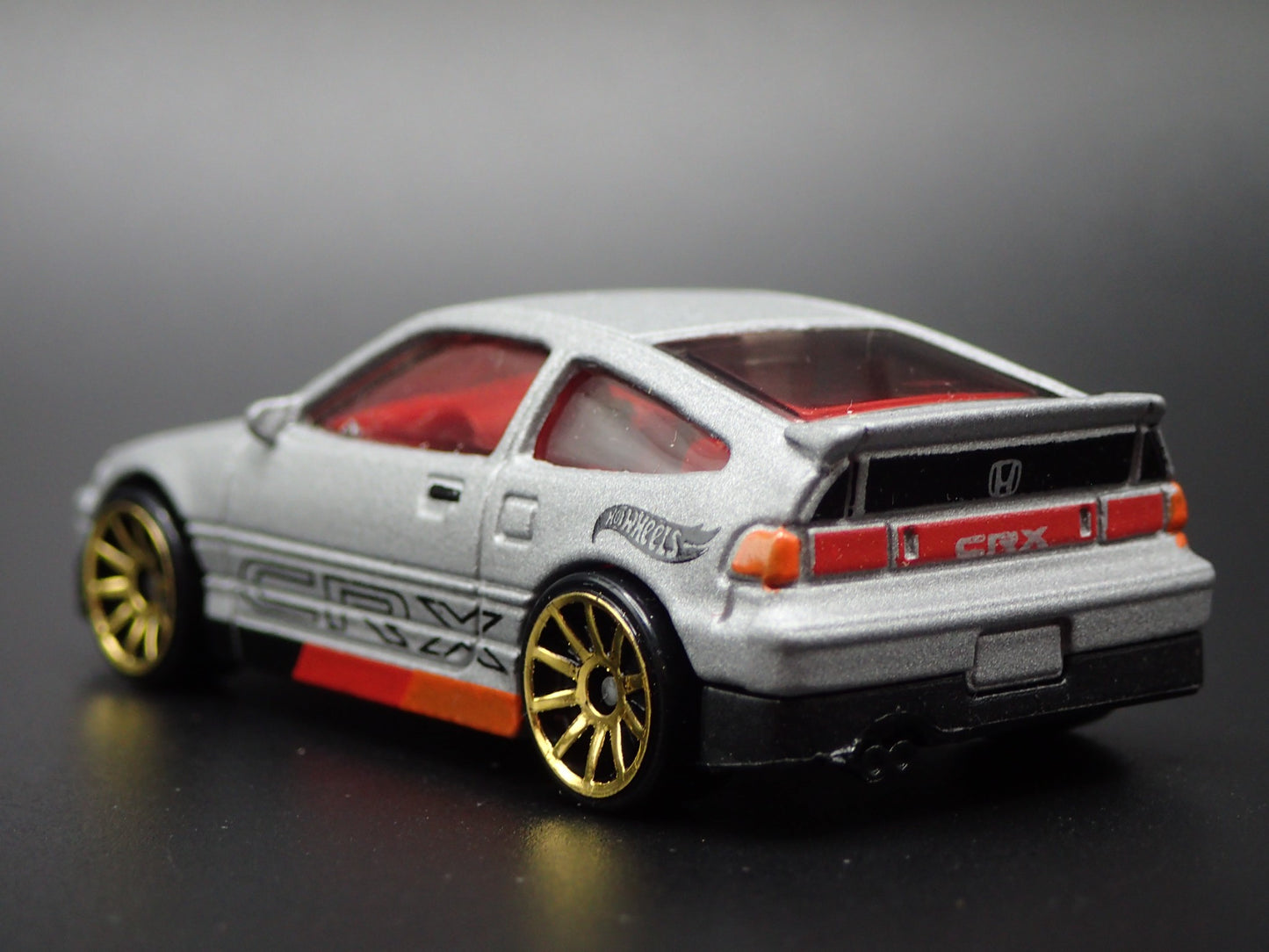 1984-1987 HONDA CRX GRAY 1:64 SCALE COLLECTIBLE DIORAMA DIECAST MODEL CAR