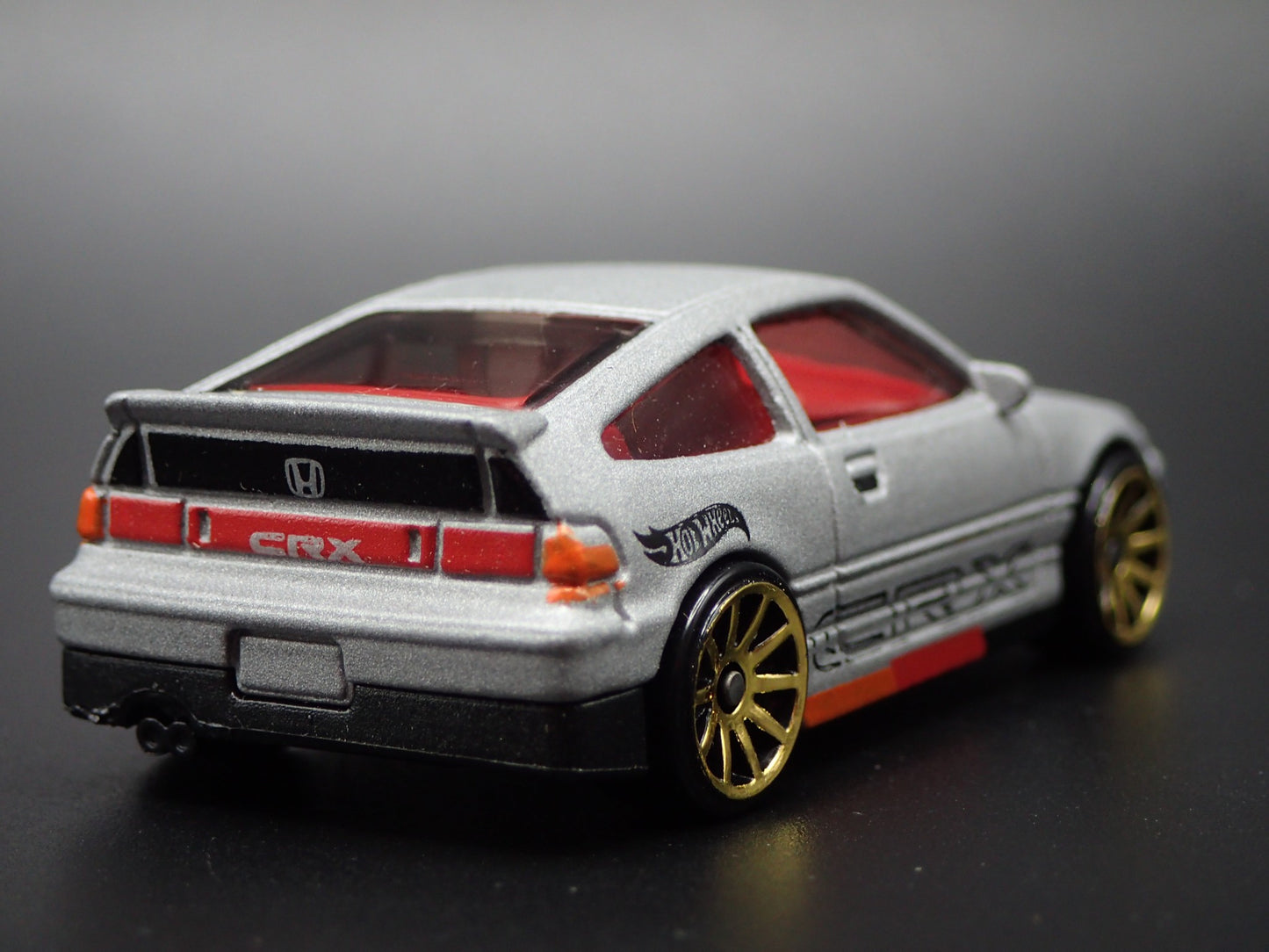 1984-1987 HONDA CRX GRAY 1:64 SCALE COLLECTIBLE DIORAMA DIECAST MODEL CAR