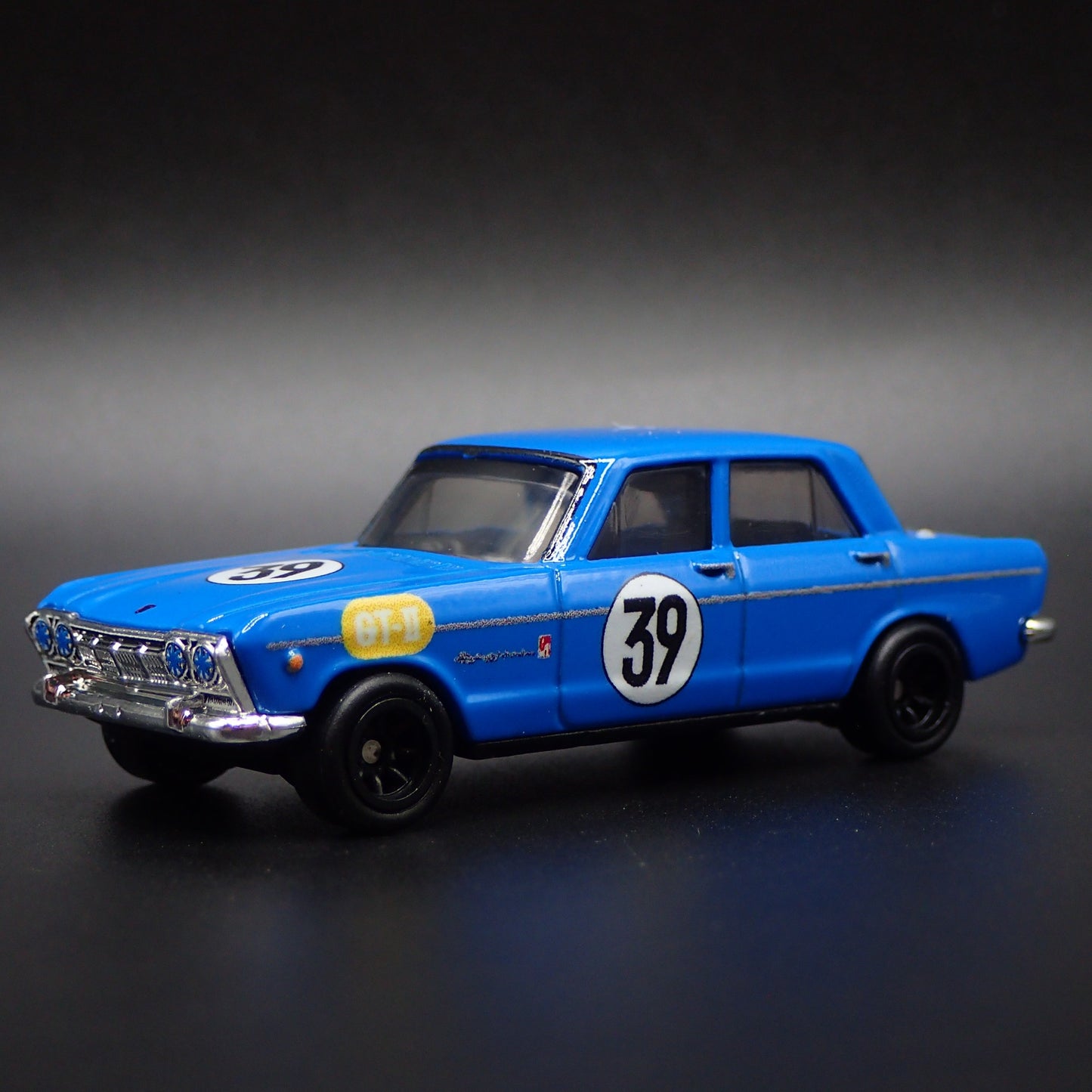 1963-1968 NISSAN PRINCE SKYLINE GT BLUE 1:64 SCALE COLLECTIBLE DIECAST MODEL CAR