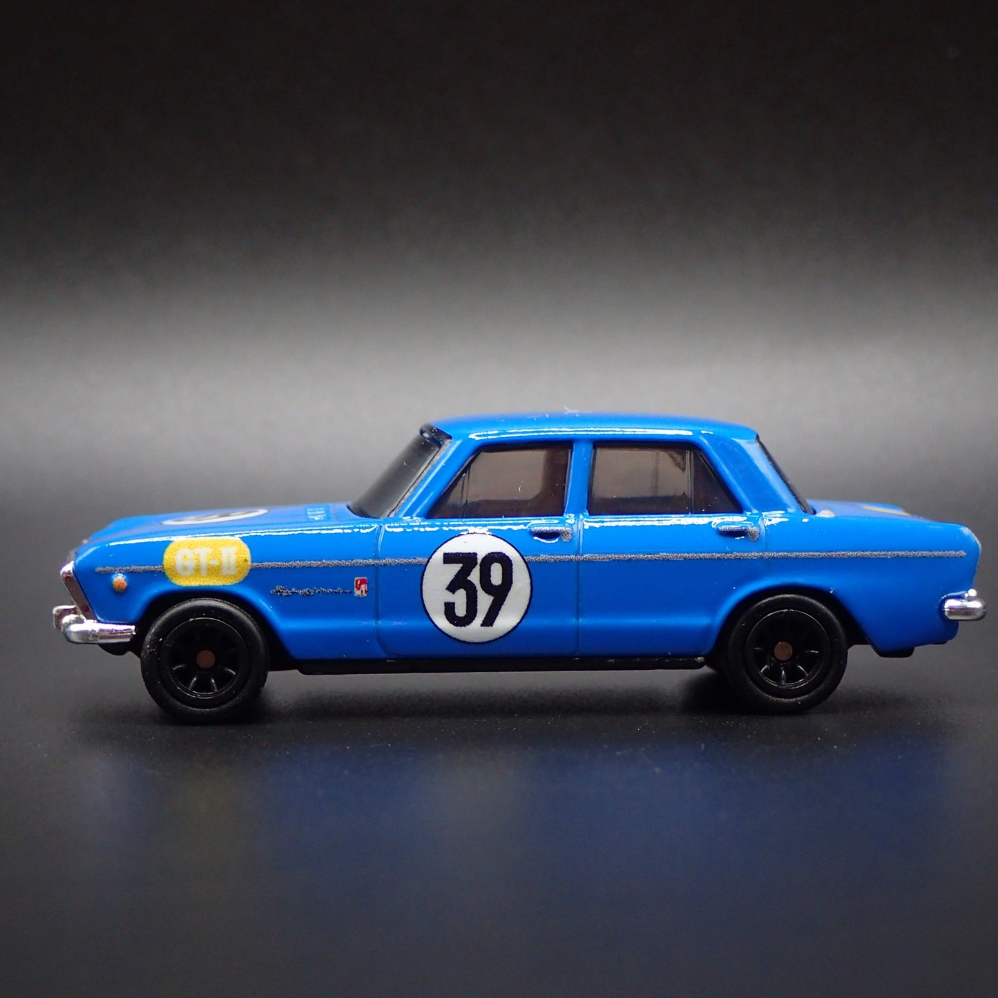 1963-1968 NISSAN PRINCE SKYLINE GT BLUE 1:64 SCALE COLLECTIBLE DIECAST MODEL CAR