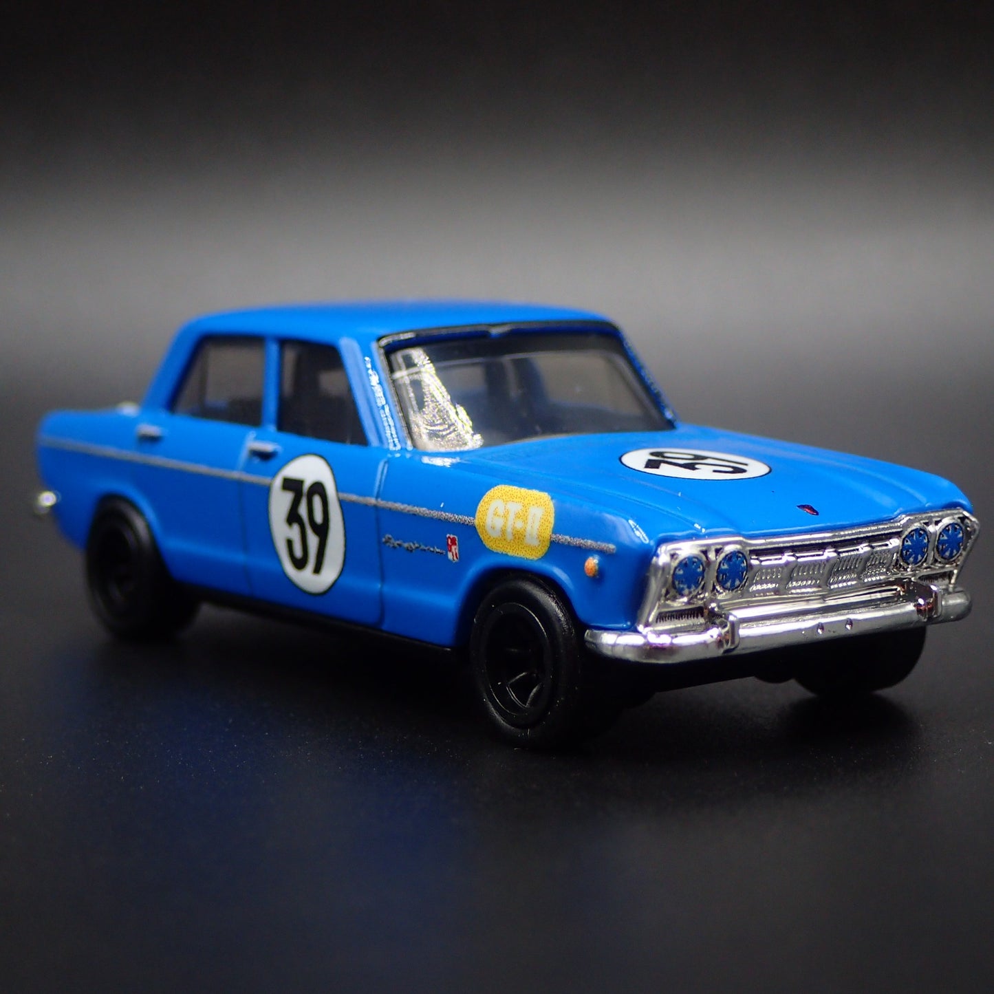 1963-1968 NISSAN PRINCE SKYLINE GT BLUE 1:64 SCALE COLLECTIBLE DIECAST MODEL CAR
