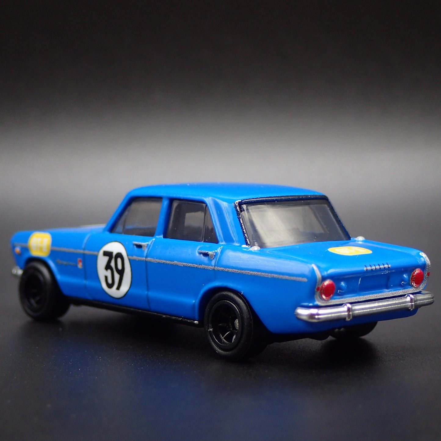 1963-1968 NISSAN PRINCE SKYLINE GT BLUE 1:64 SCALE COLLECTIBLE DIECAST MODEL CAR