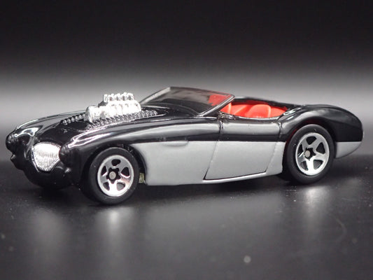 1953-1956 AUSTIN HEALEY ROADSTER CONVERTIBLE BLACK 1:64 SCALE DIECAST MODEL CAR