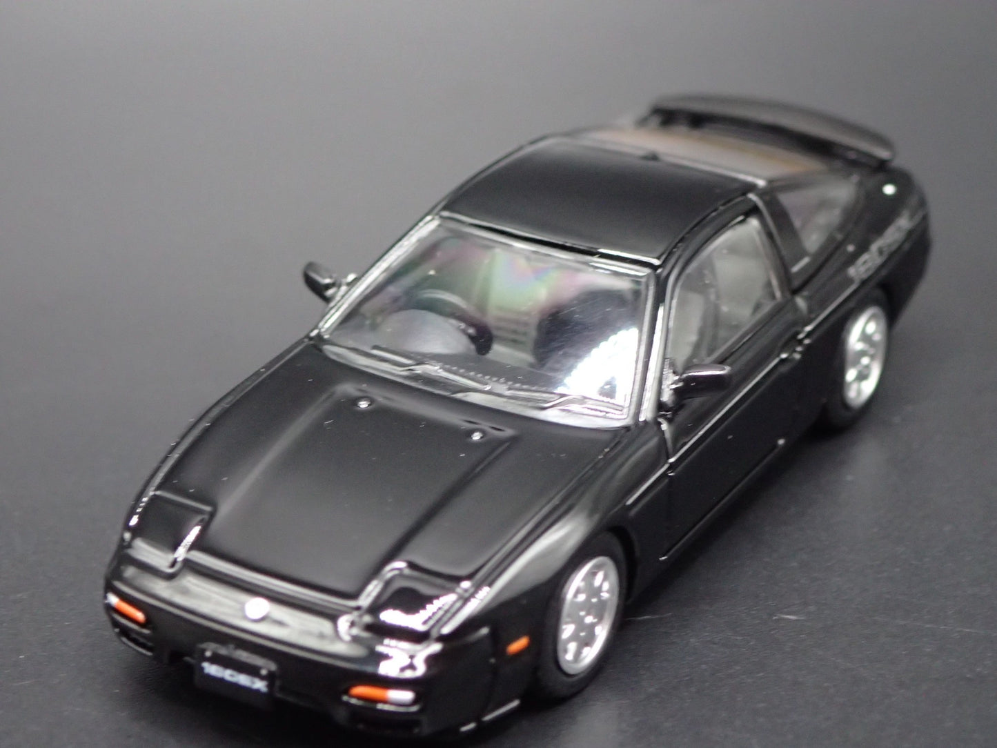 NISSAN 180SX BLACK 1:64 SCALE COLLECTIBLE DIORAMA DIECAST MODEL CAR