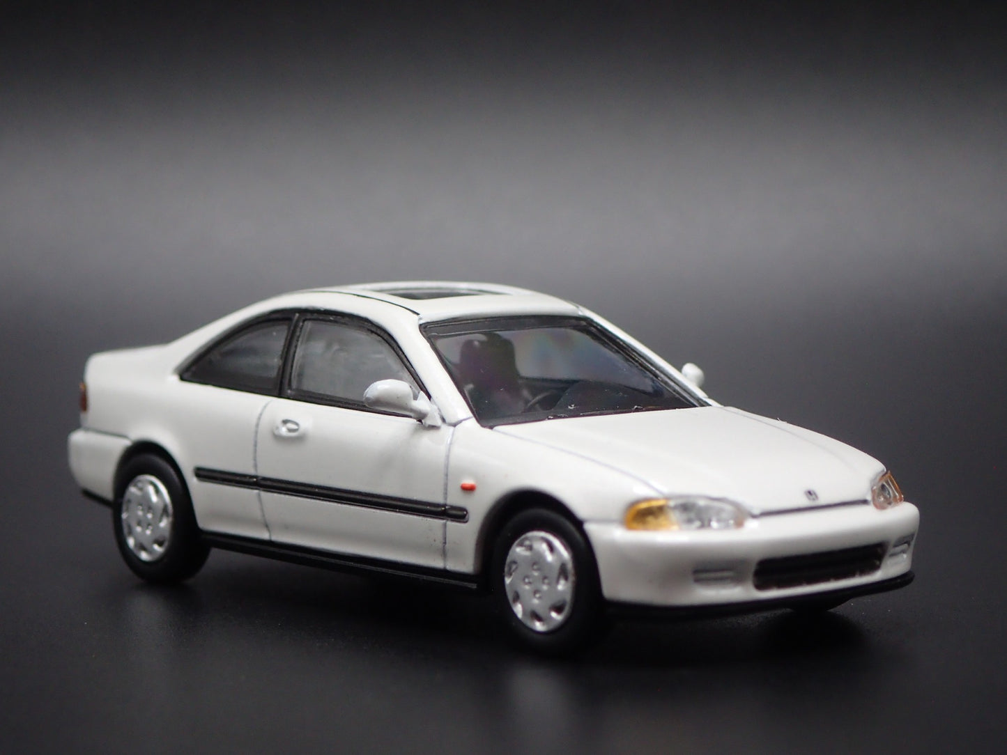 1991-1995 HONDA CIVIC COUPE EJI 1:64 SCALE COLLECTIBLE DIORAMA DIECAST MODEL CAR