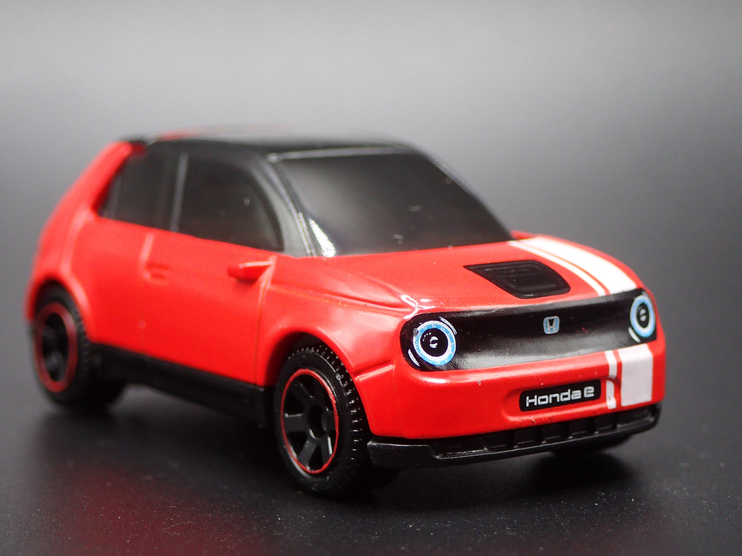 2020-2024 HONDA E ELECTRIC CAR EV RED 1:64 SCALE COLLECTIBLE DIORAMA DIECAST CAR