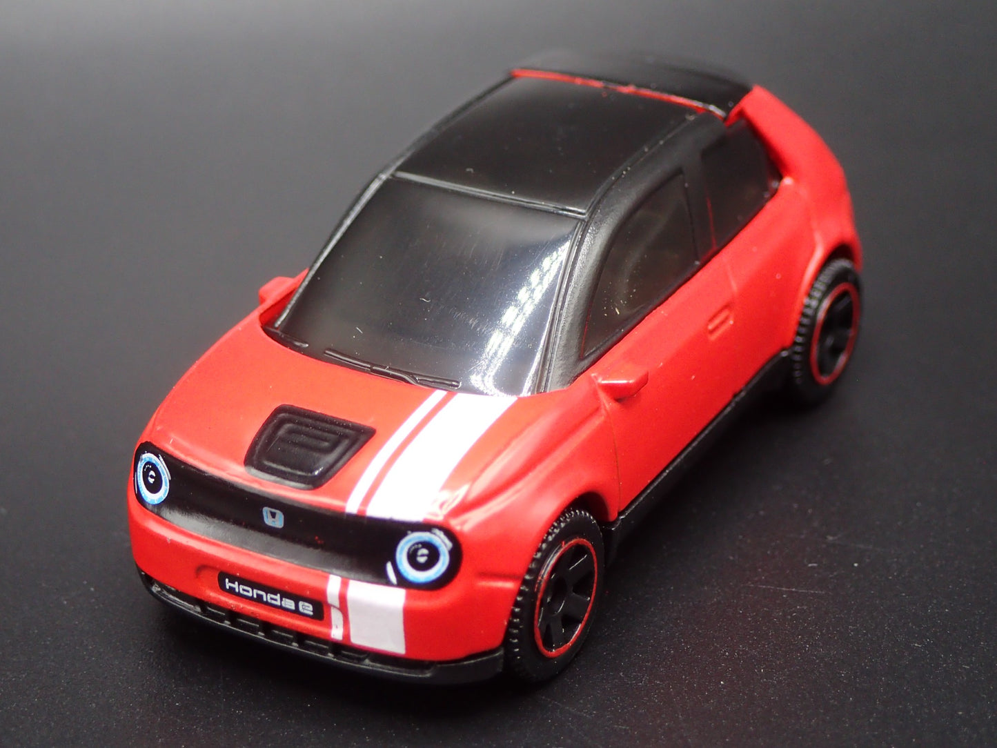 2020-2024 HONDA E ELECTRIC CAR EV RED 1:64 SCALE COLLECTIBLE DIORAMA DIECAST CAR
