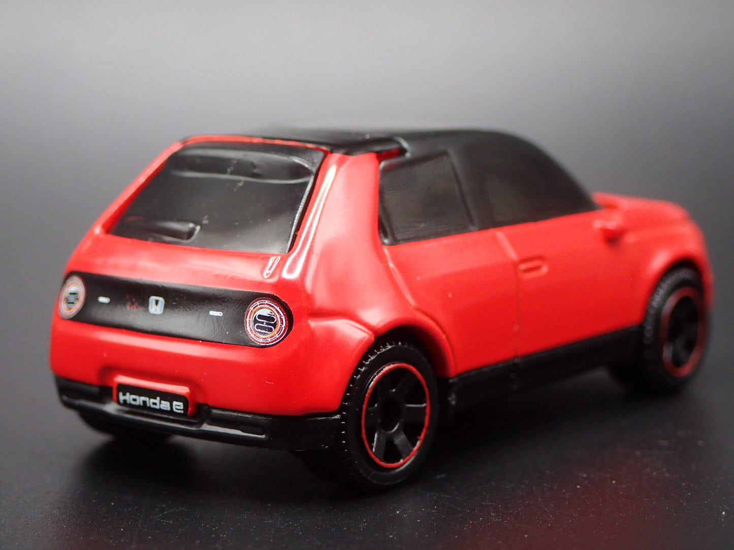 2020-2024 HONDA E ELECTRIC CAR EV RED 1:64 SCALE COLLECTIBLE DIORAMA DIECAST CAR