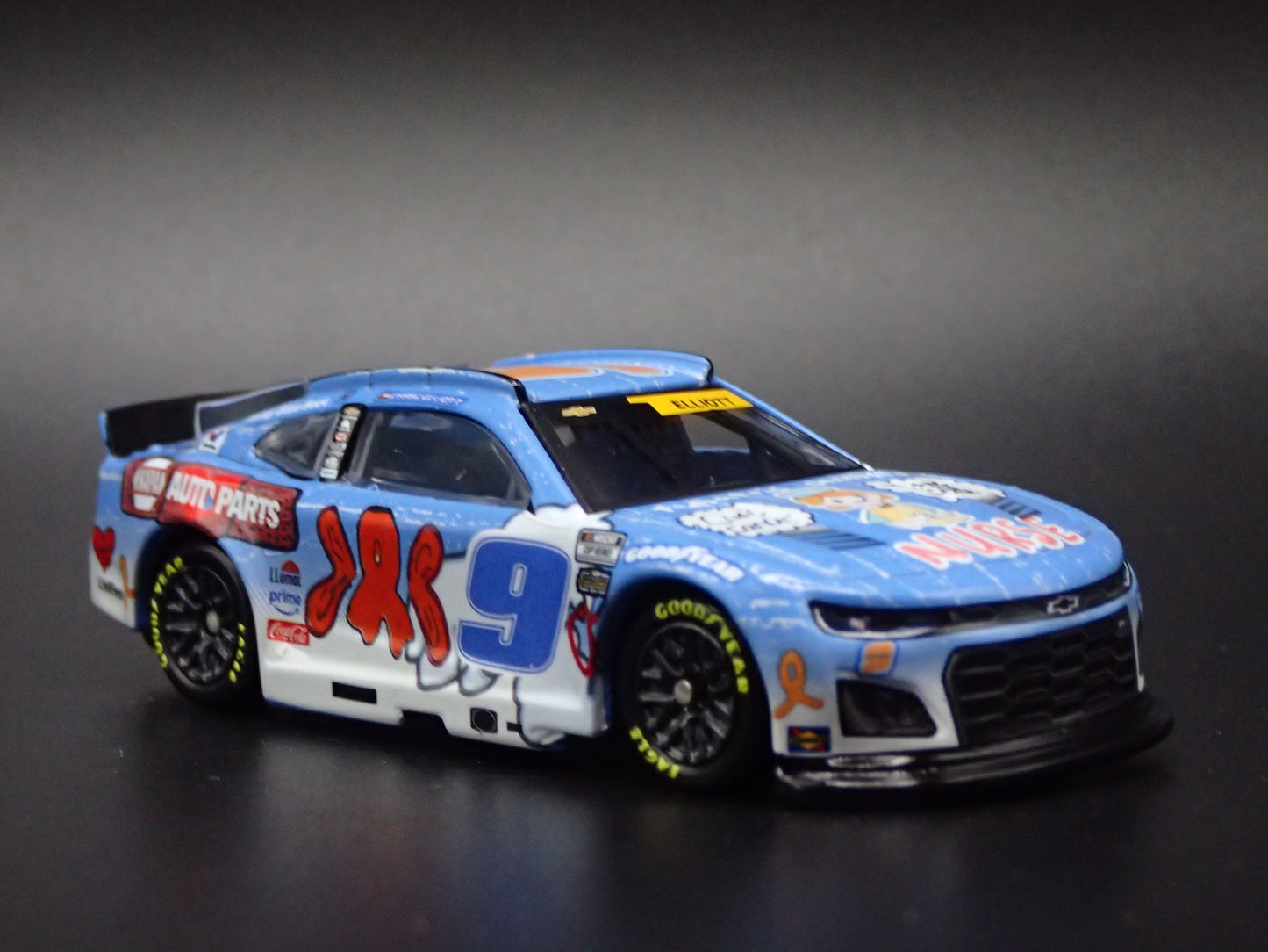 2025 CHEVROLET 9 CHASE ELLIOTT NAPA CHILDRENS HOSPITAL NASCAR 1:64 DIECAST CAR