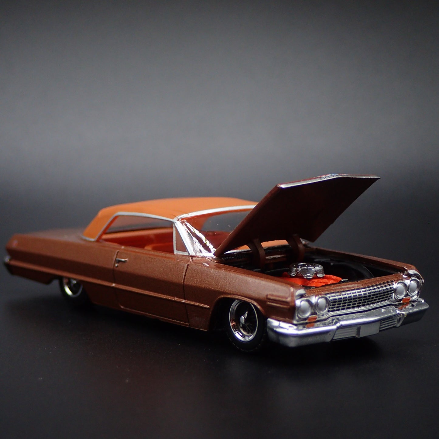 1963 63 CHEVY CHEVROLET IMPALA CONVERTIBLE 1:64 SCALE DIORAMA DIECAST MODEL CAR