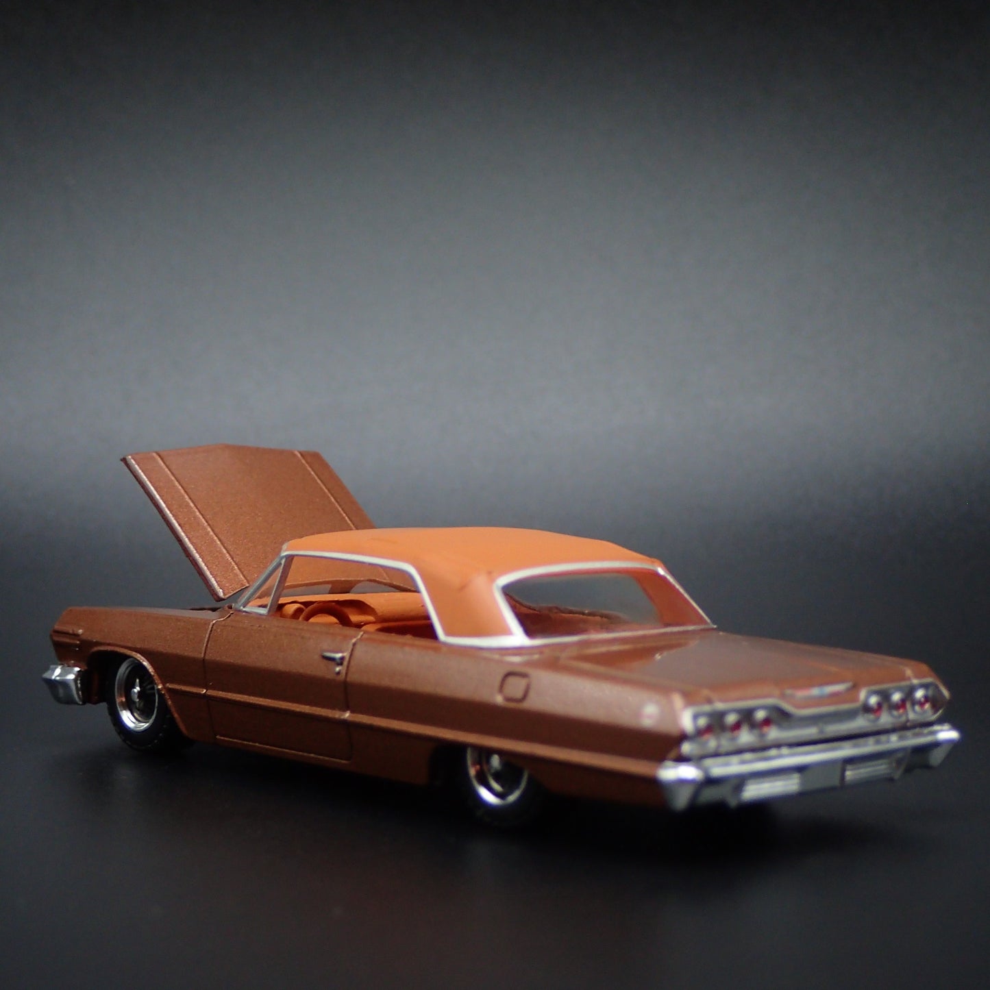 1963 63 CHEVY CHEVROLET IMPALA CONVERTIBLE 1:64 SCALE DIORAMA DIECAST MODEL CAR