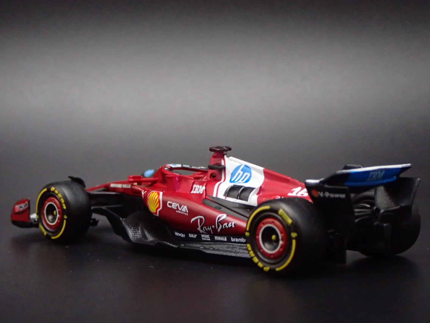 FERRARI F1 RACING SF25 #16 2025 CHARLES LECLERC 1:64 SCALE DIECAST MODEL CAR