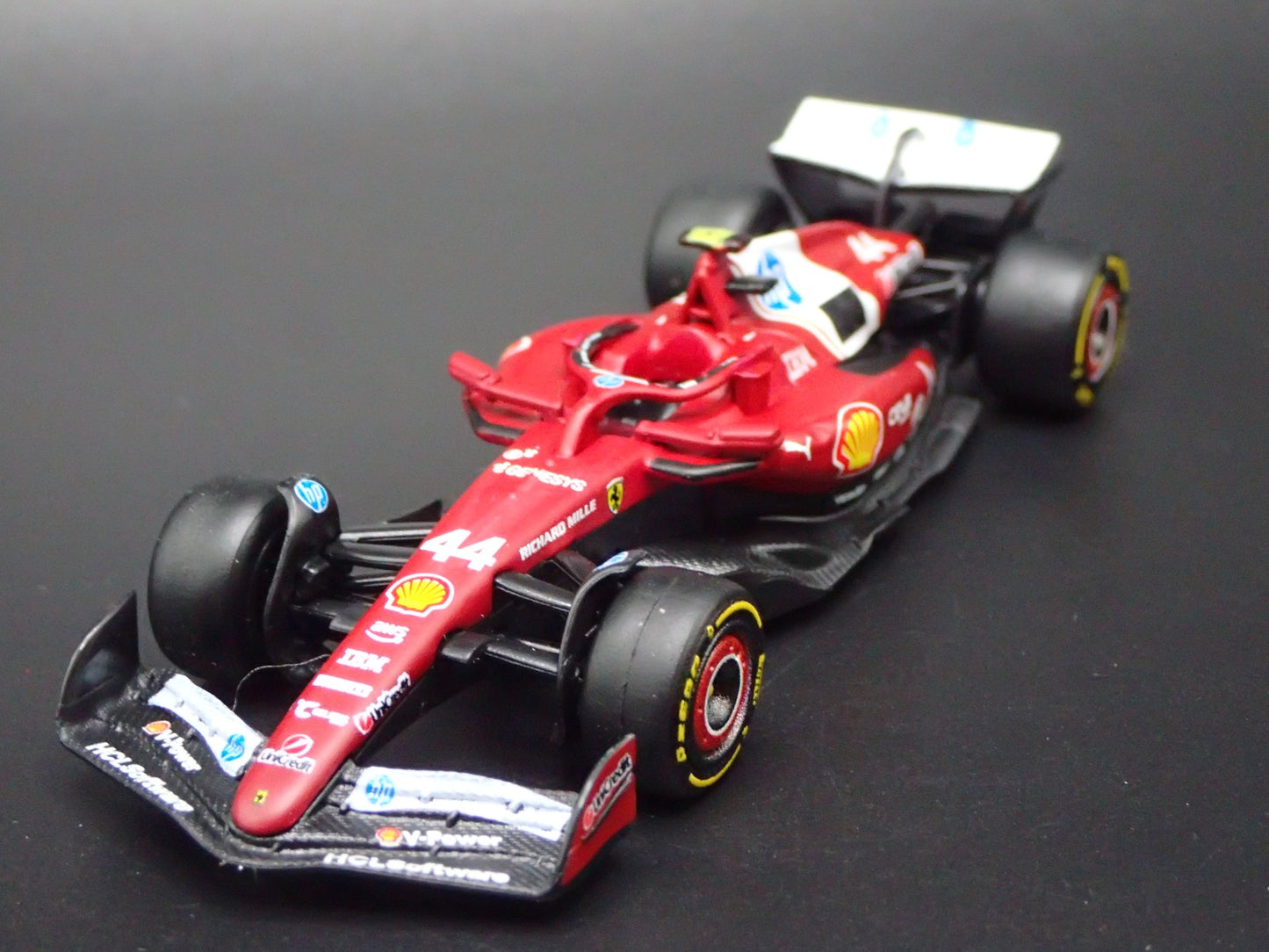 FERRARI F1 RACING SF25 #44 2025 LEWIS HAMILTON 44 1:64 SCALE DIECAST MODEL CAR